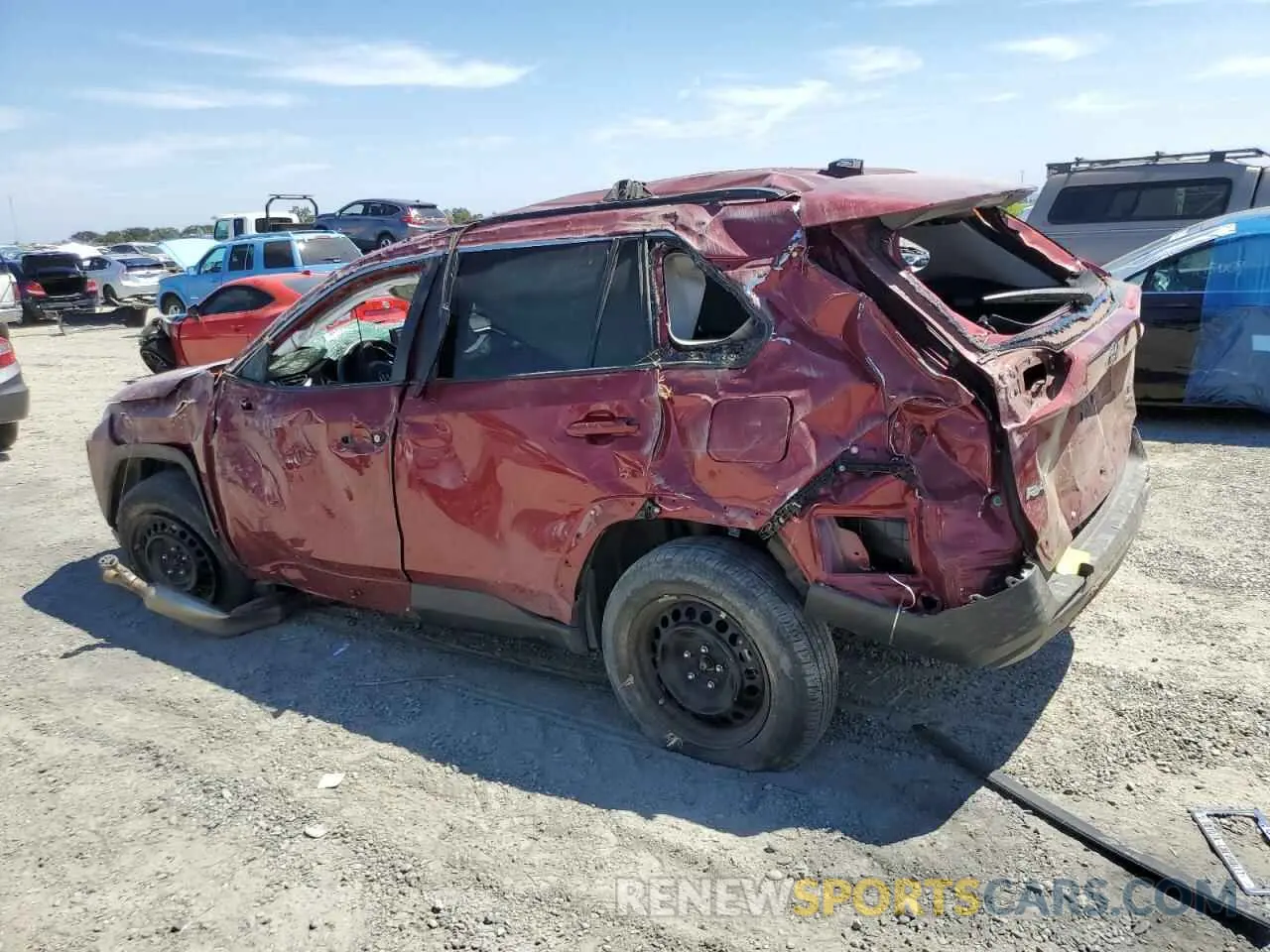 2 Photograph of a damaged car 2T3F1RFV1LW123398 TOYOTA RAV4 2020