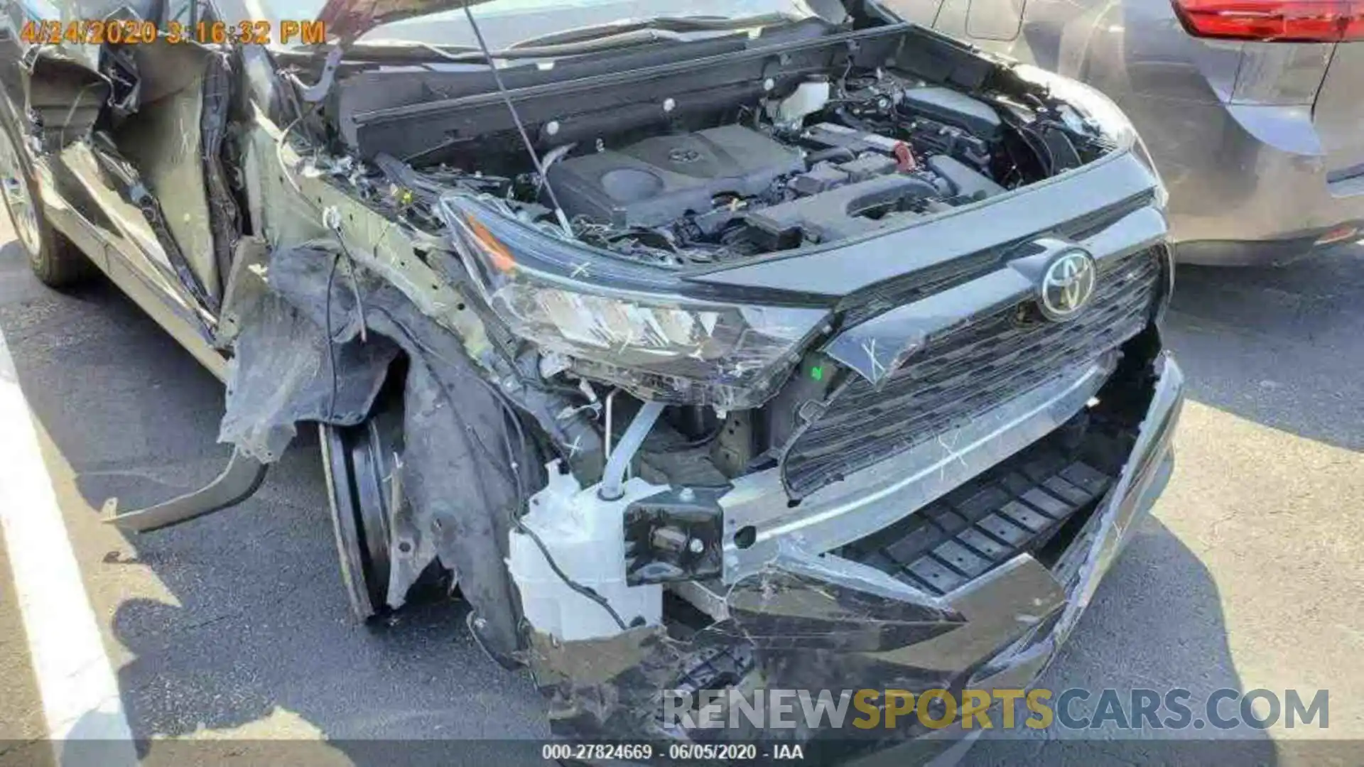 3 Photograph of a damaged car 2T3F1RFV2LC065982 TOYOTA RAV4 2020