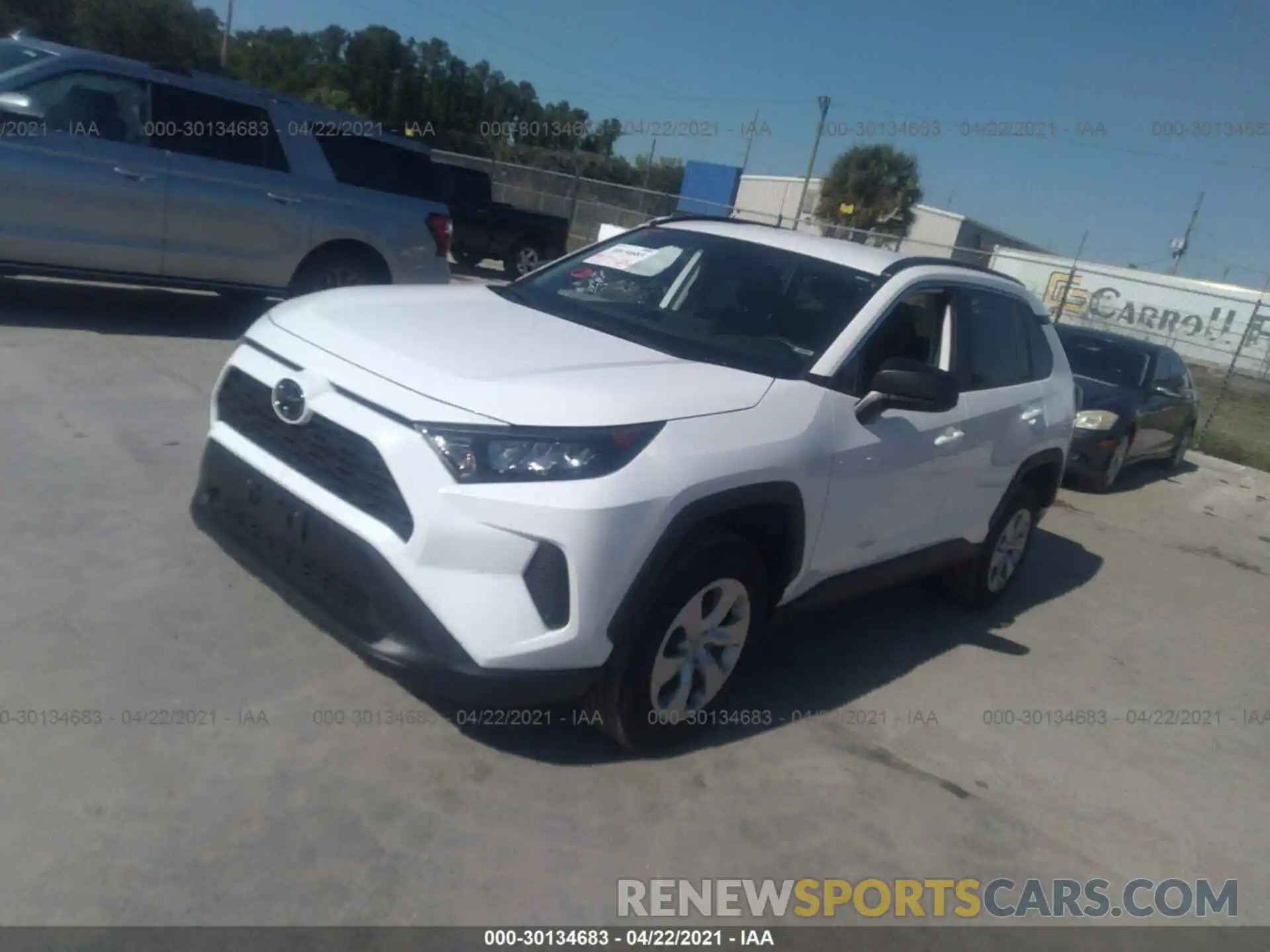 2 Photograph of a damaged car 2T3F1RFV2LC066498 TOYOTA RAV4 2020