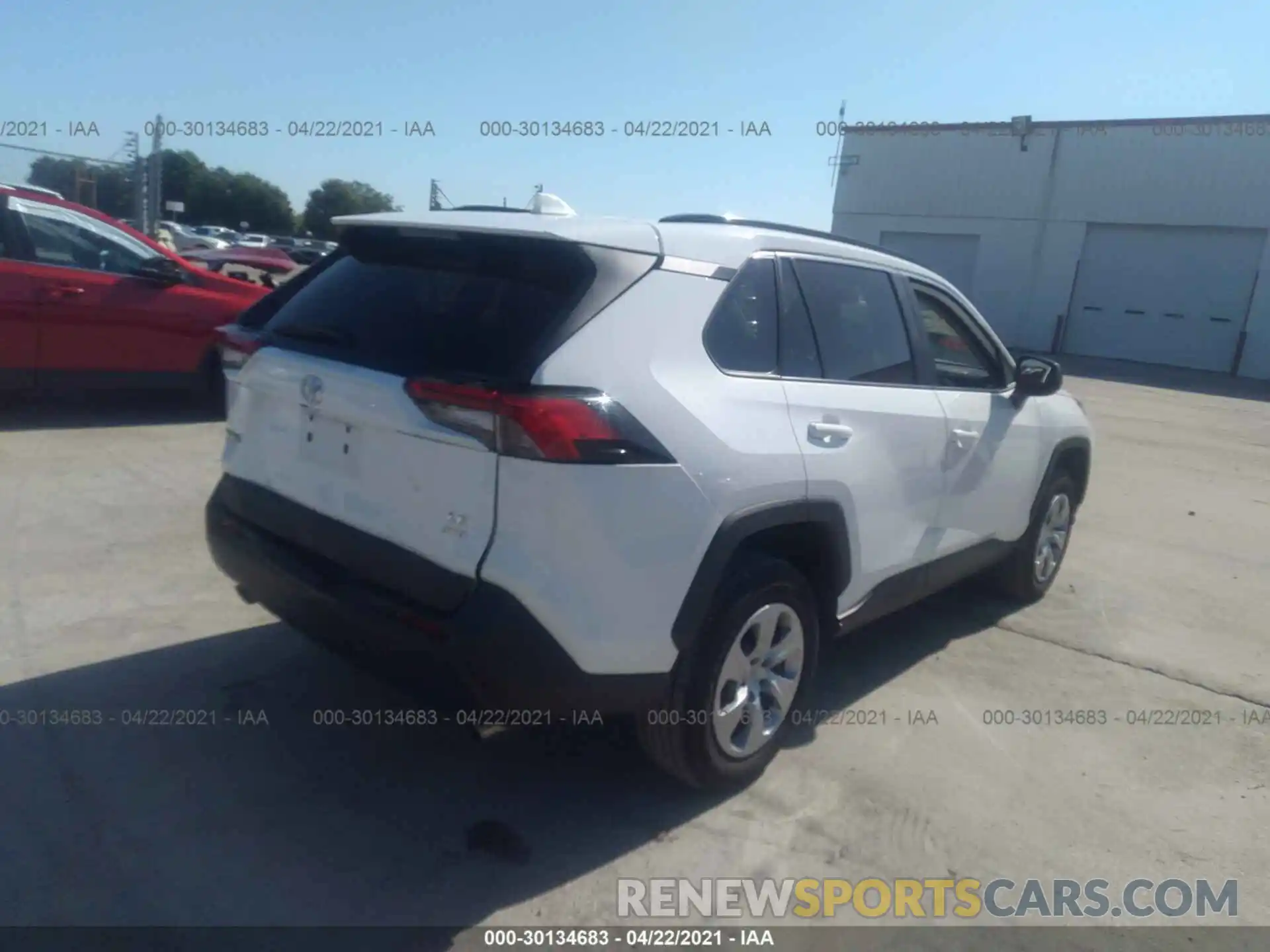 4 Photograph of a damaged car 2T3F1RFV2LC066498 TOYOTA RAV4 2020