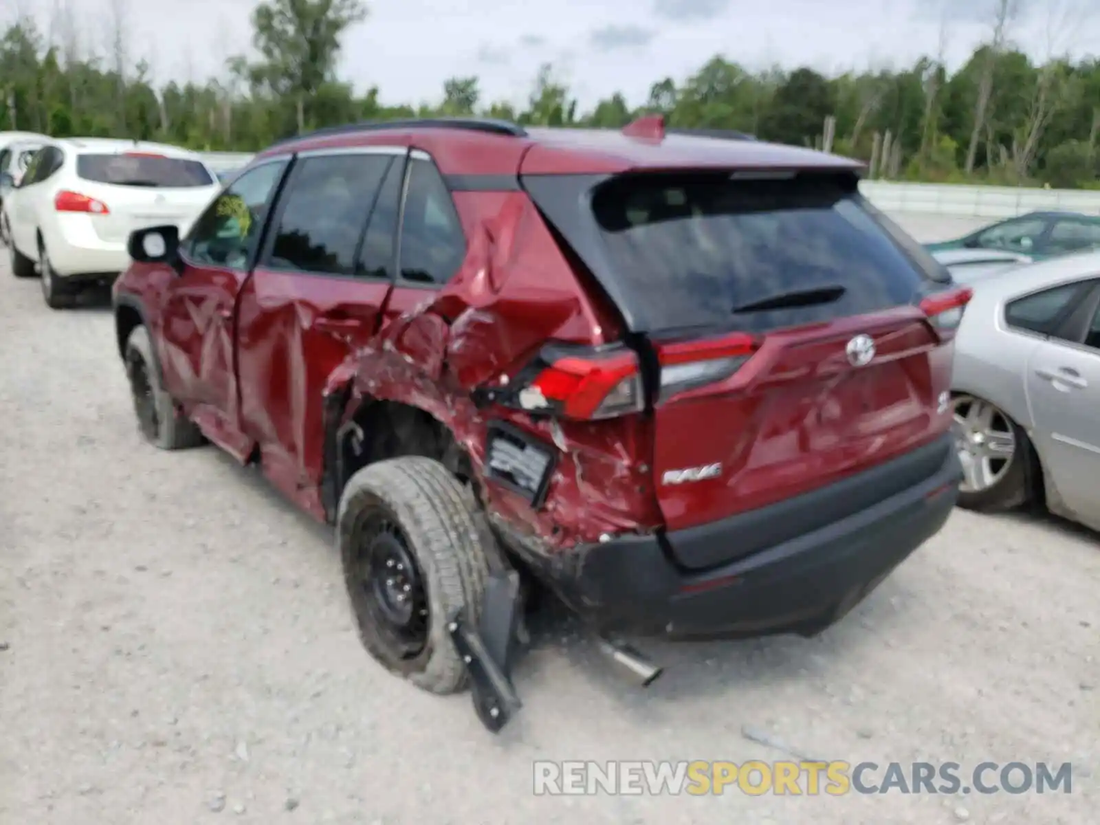 3 Photograph of a damaged car 2T3F1RFV2LC078280 TOYOTA RAV4 2020