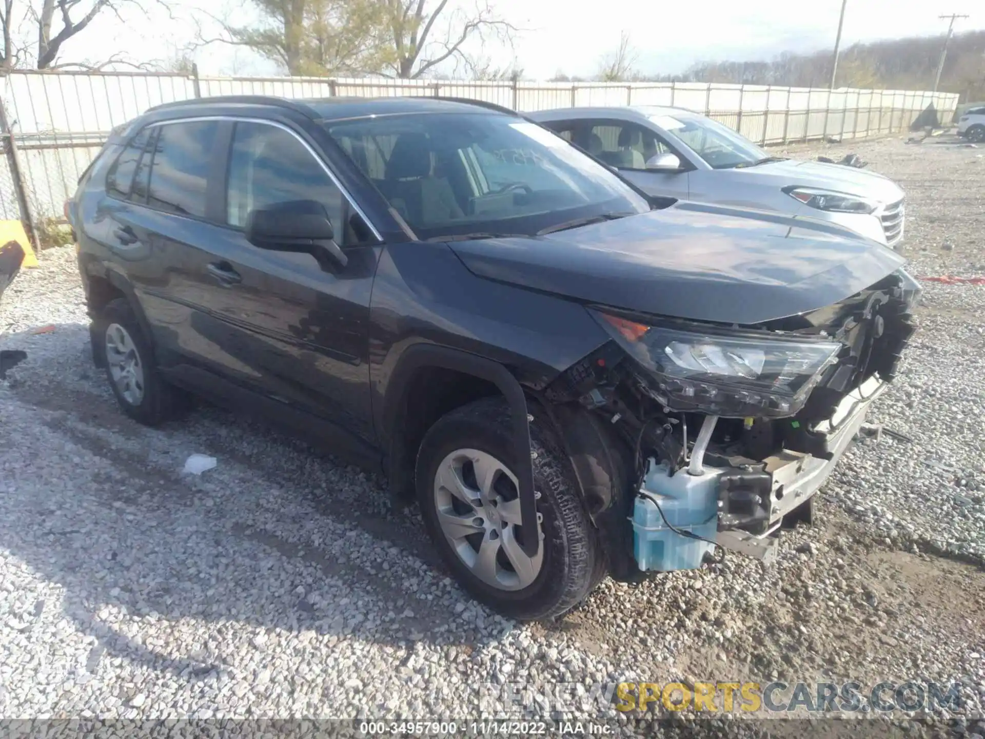 1 Photograph of a damaged car 2T3F1RFV2LC107955 TOYOTA RAV4 2020