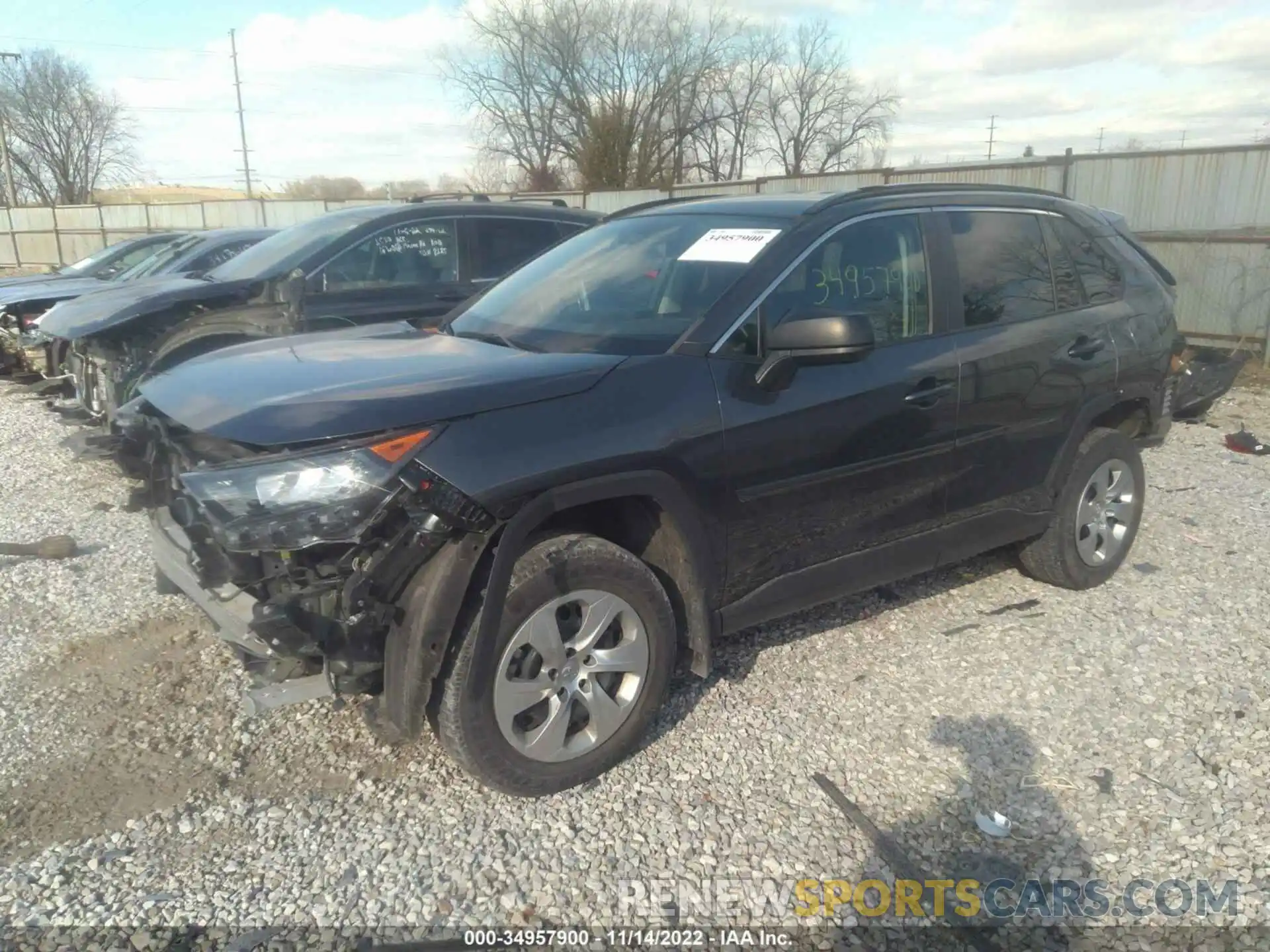 2 Photograph of a damaged car 2T3F1RFV2LC107955 TOYOTA RAV4 2020