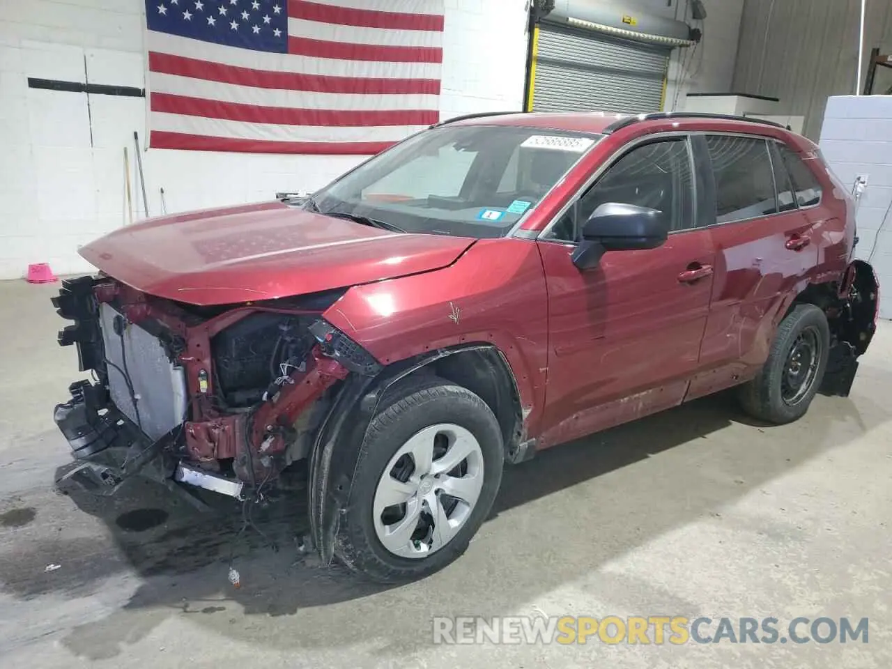 1 Photograph of a damaged car 2T3F1RFV2LC108491 TOYOTA RAV4 2020