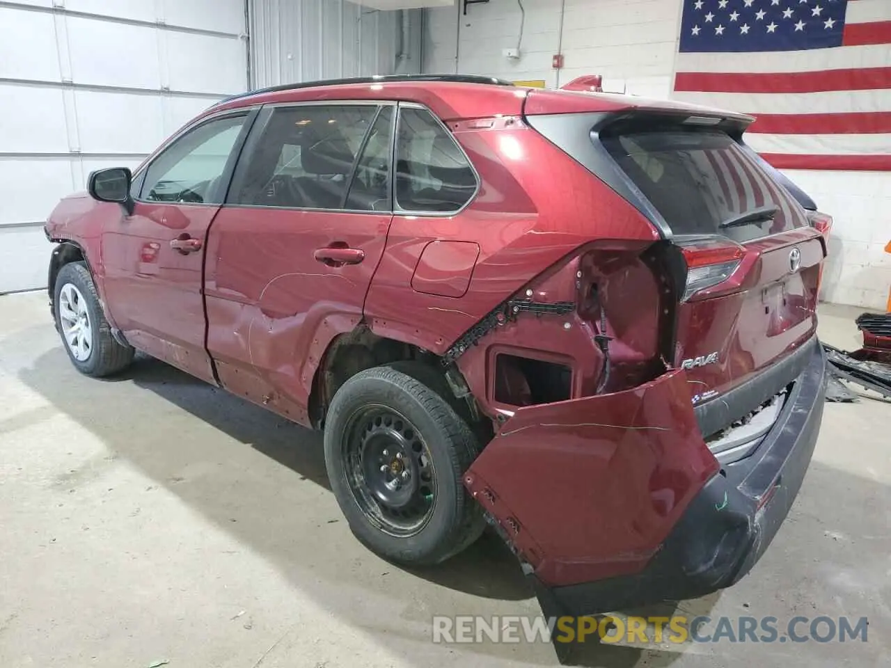 2 Photograph of a damaged car 2T3F1RFV2LC108491 TOYOTA RAV4 2020