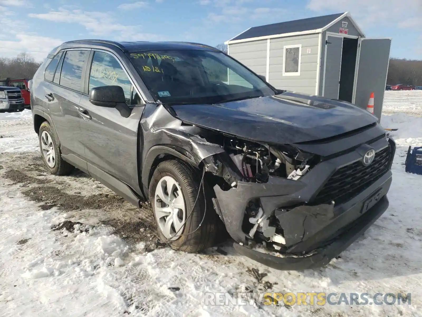 1 Photograph of a damaged car 2T3F1RFV2LC109382 TOYOTA RAV4 2020