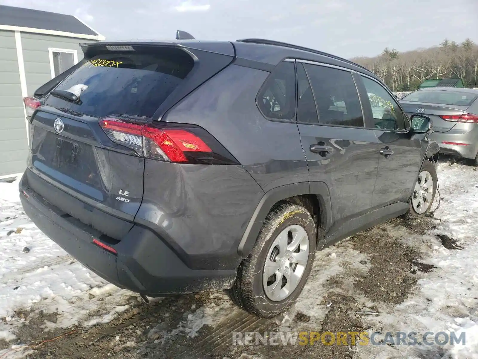 4 Photograph of a damaged car 2T3F1RFV2LC109382 TOYOTA RAV4 2020