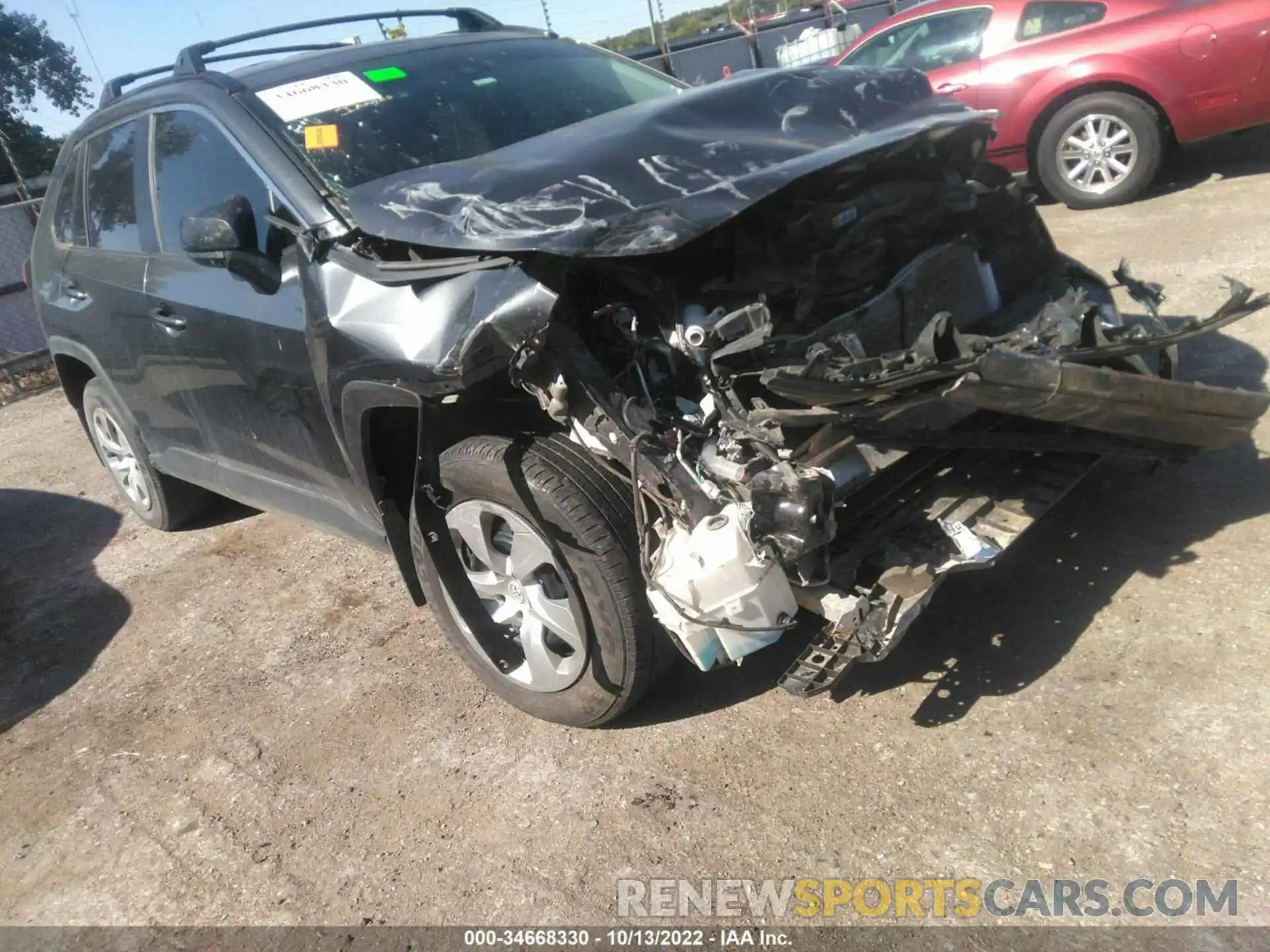 1 Photograph of a damaged car 2T3F1RFV2LC114551 TOYOTA RAV4 2020