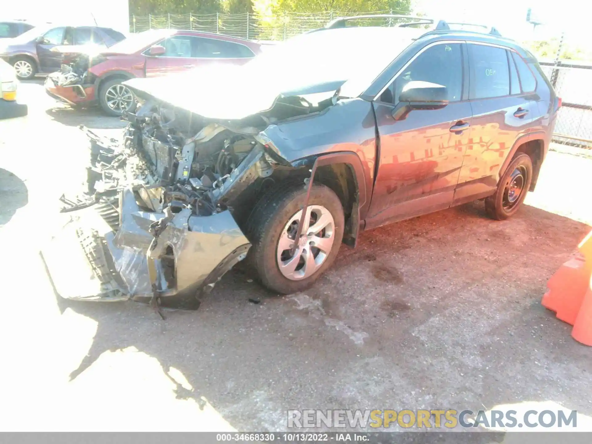 2 Photograph of a damaged car 2T3F1RFV2LC114551 TOYOTA RAV4 2020