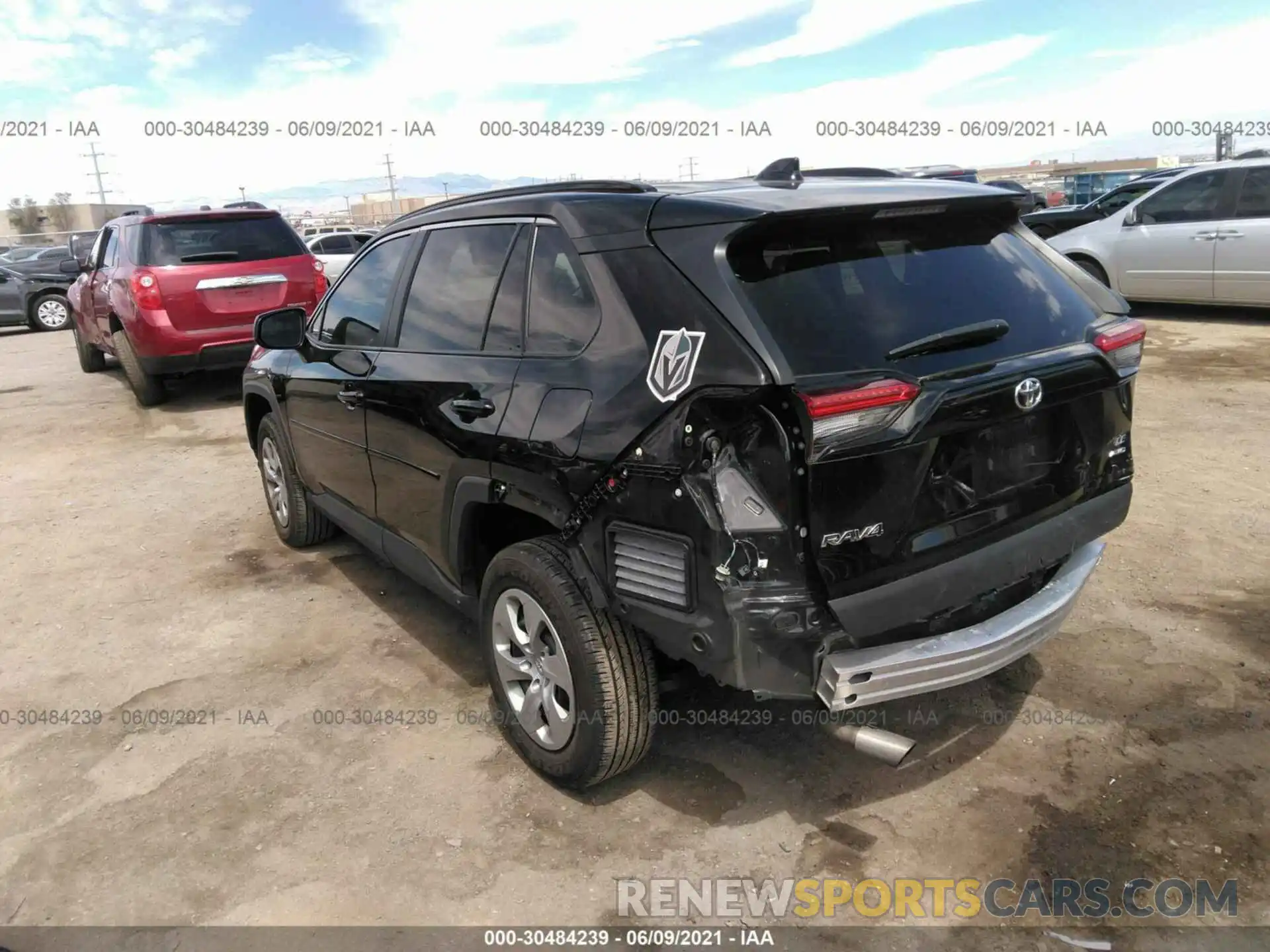 3 Photograph of a damaged car 2T3F1RFV2LC116977 TOYOTA RAV4 2020