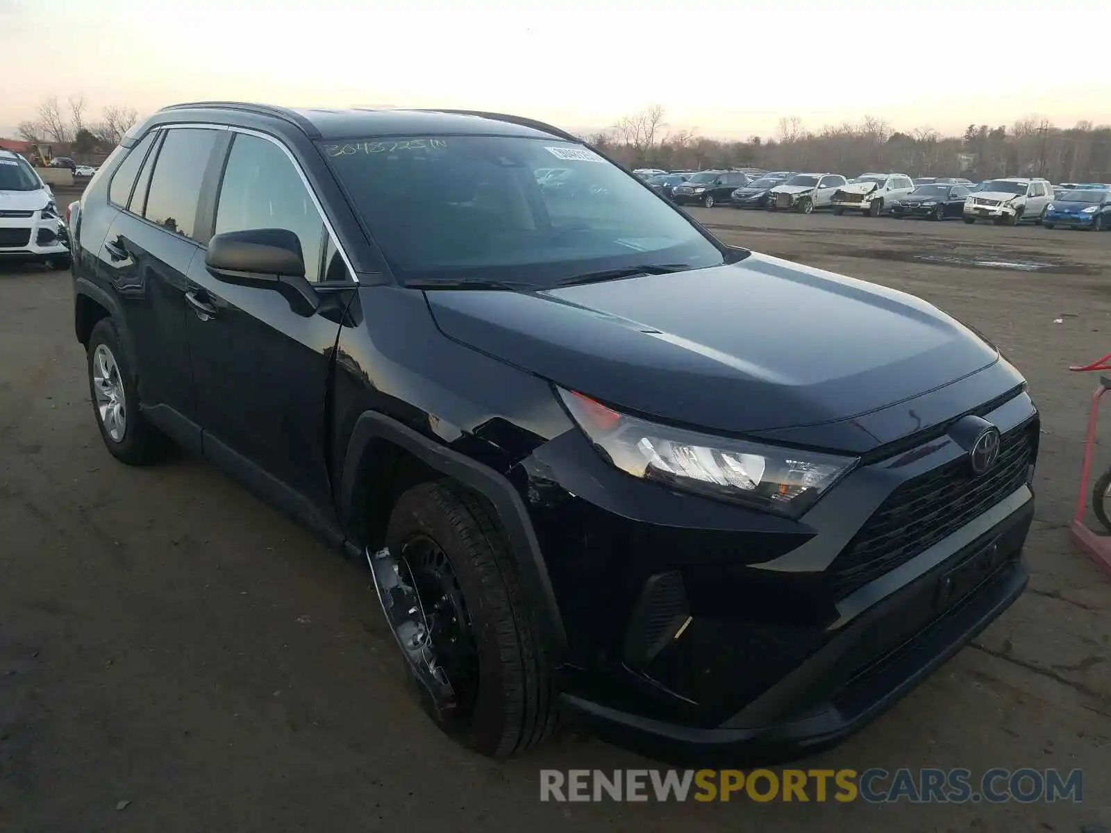 1 Photograph of a damaged car 2T3F1RFV2LC128398 TOYOTA RAV4 2020