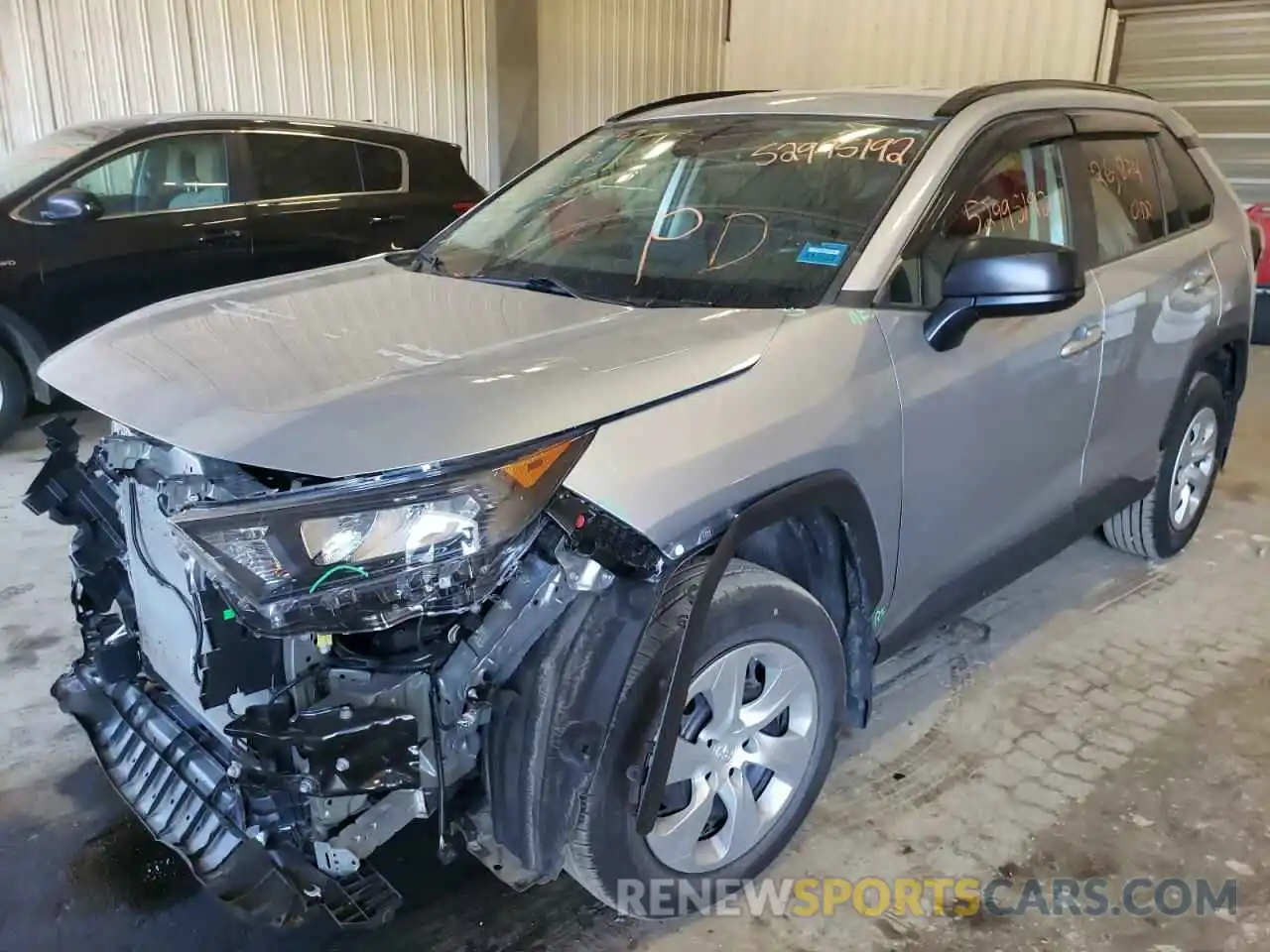 2 Photograph of a damaged car 2T3F1RFV2LW088810 TOYOTA RAV4 2020