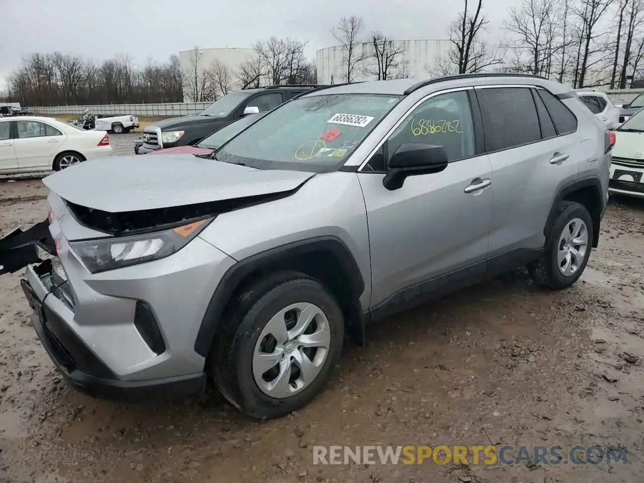 1 Photograph of a damaged car 2T3F1RFV2LW100907 TOYOTA RAV4 2020