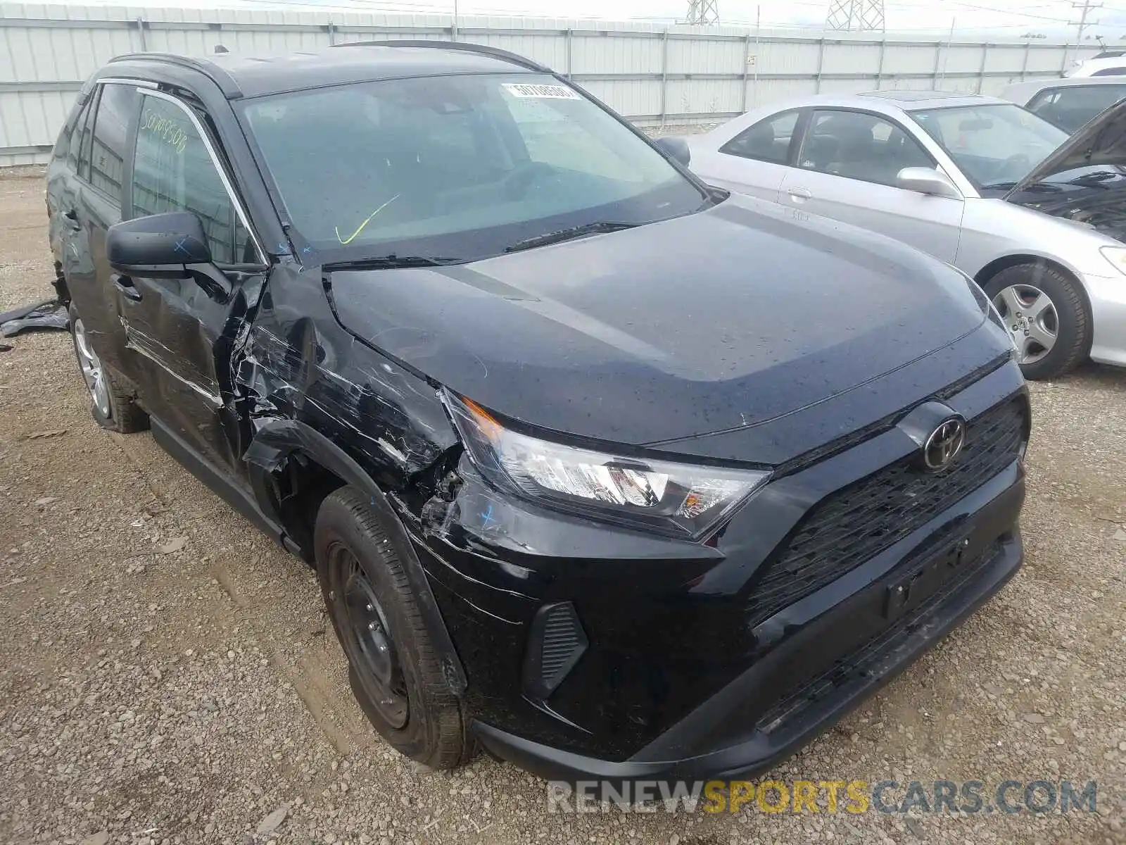 1 Photograph of a damaged car 2T3F1RFV2LW110787 TOYOTA RAV4 2020