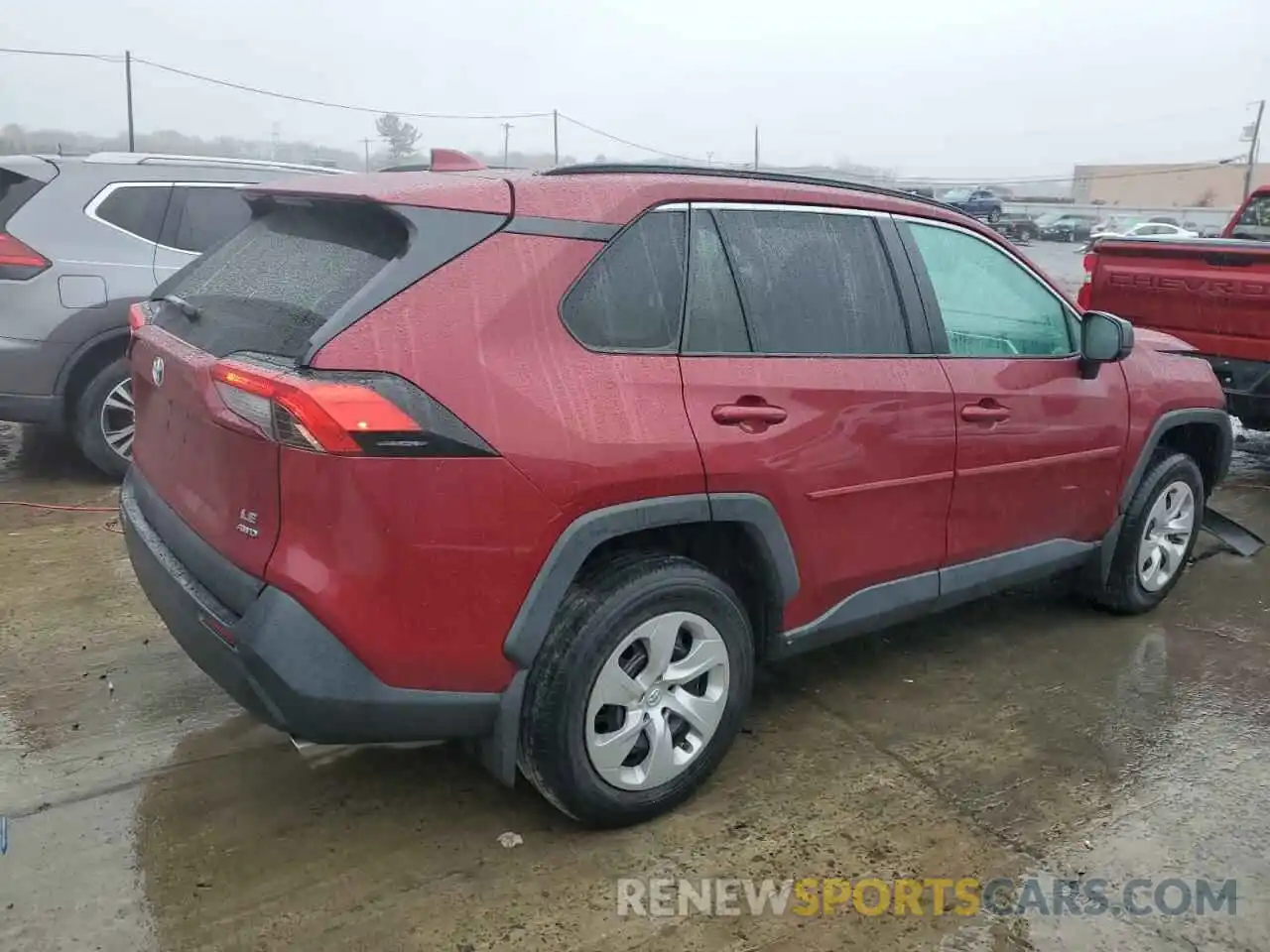 3 Photograph of a damaged car 2T3F1RFV2LW133776 TOYOTA RAV4 2020