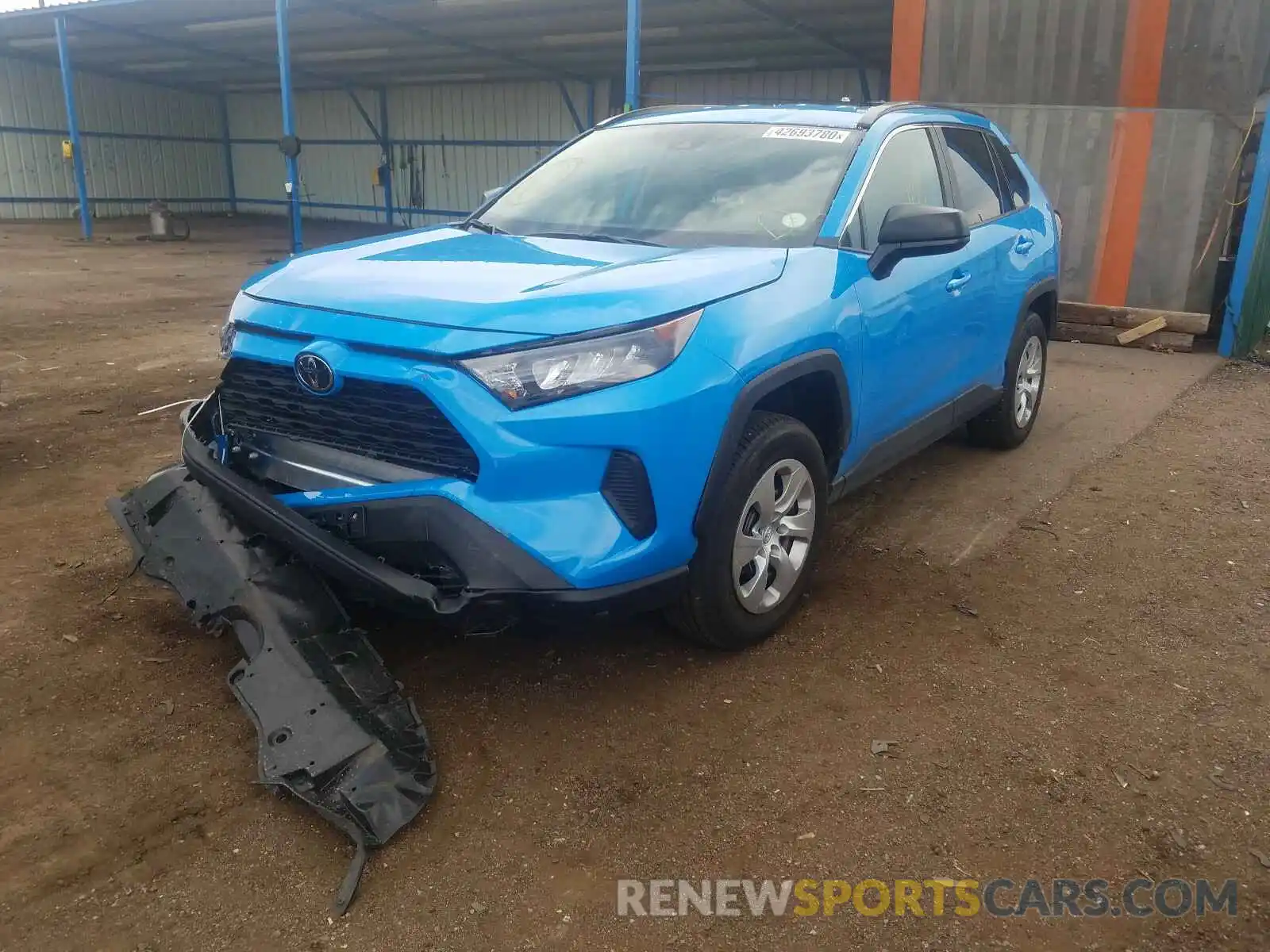 2 Photograph of a damaged car 2T3F1RFV3LC073167 TOYOTA RAV4 2020