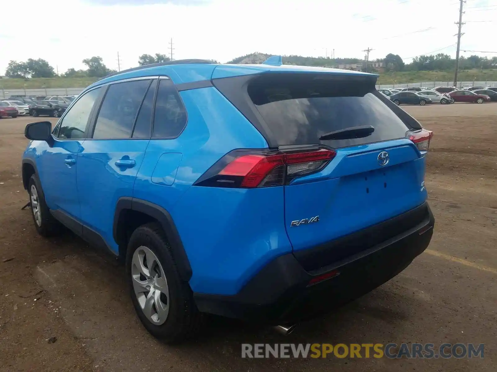 3 Photograph of a damaged car 2T3F1RFV3LC073167 TOYOTA RAV4 2020