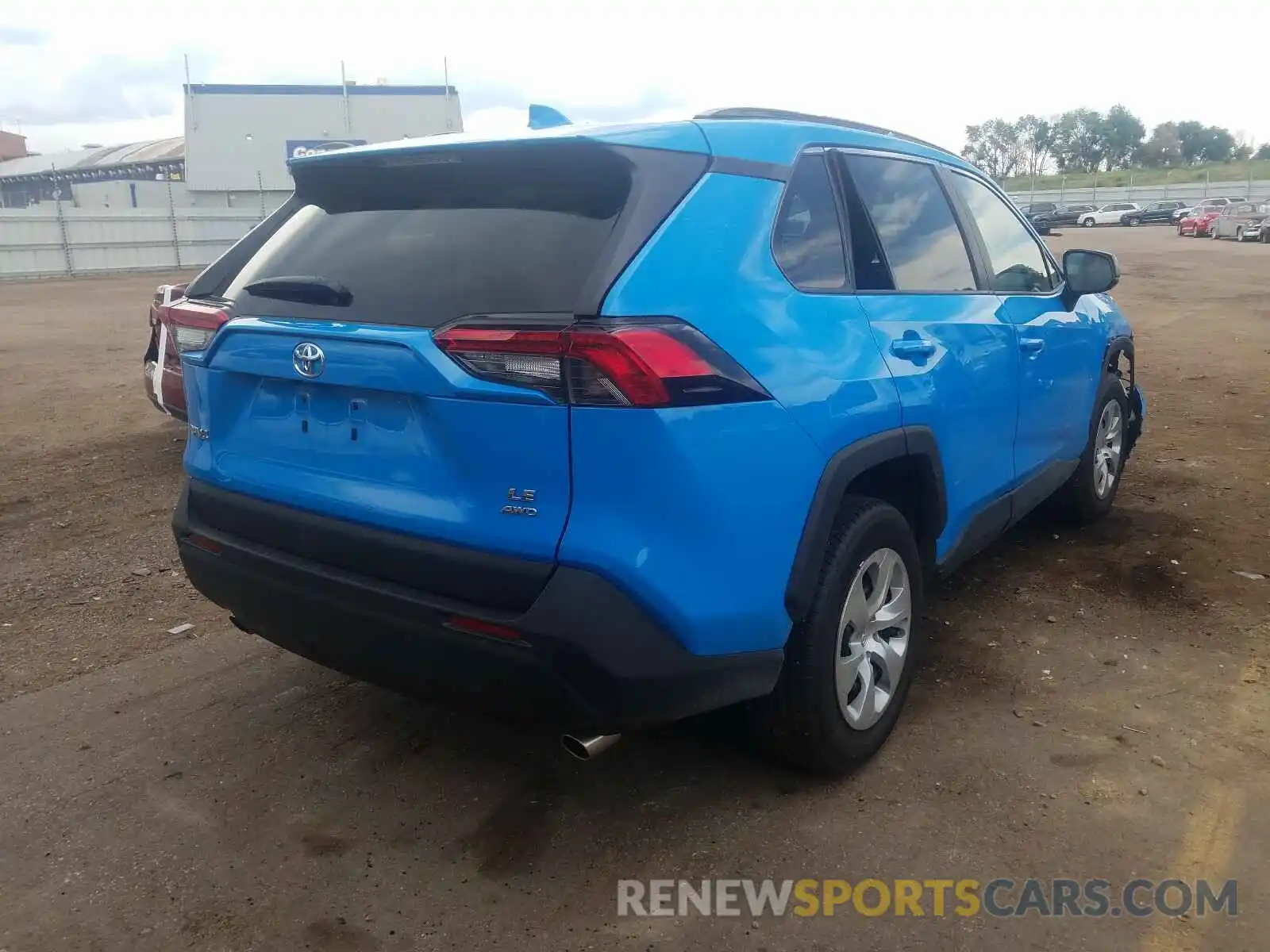 4 Photograph of a damaged car 2T3F1RFV3LC073167 TOYOTA RAV4 2020