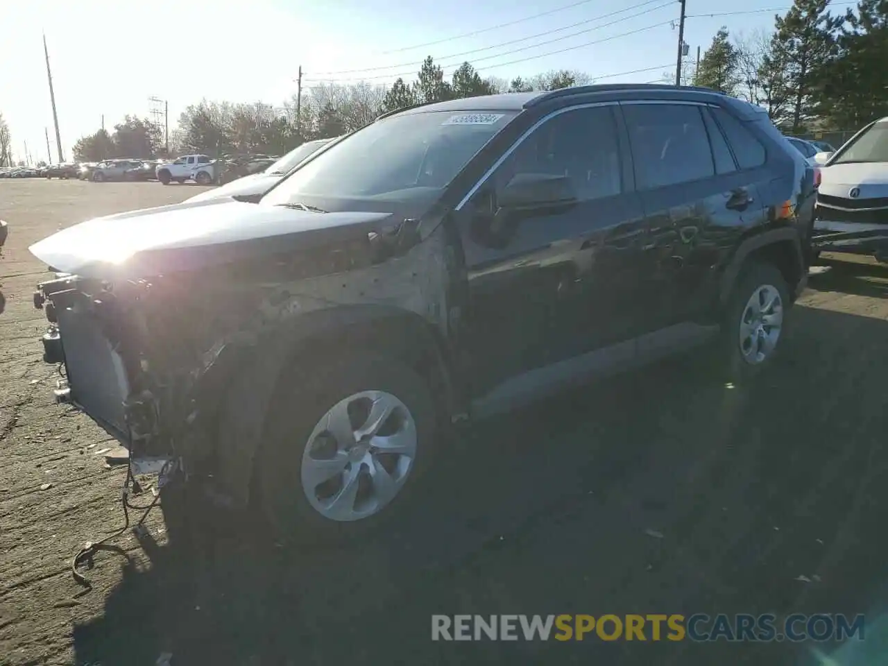 1 Photograph of a damaged car 2T3F1RFV3LC075887 TOYOTA RAV4 2020