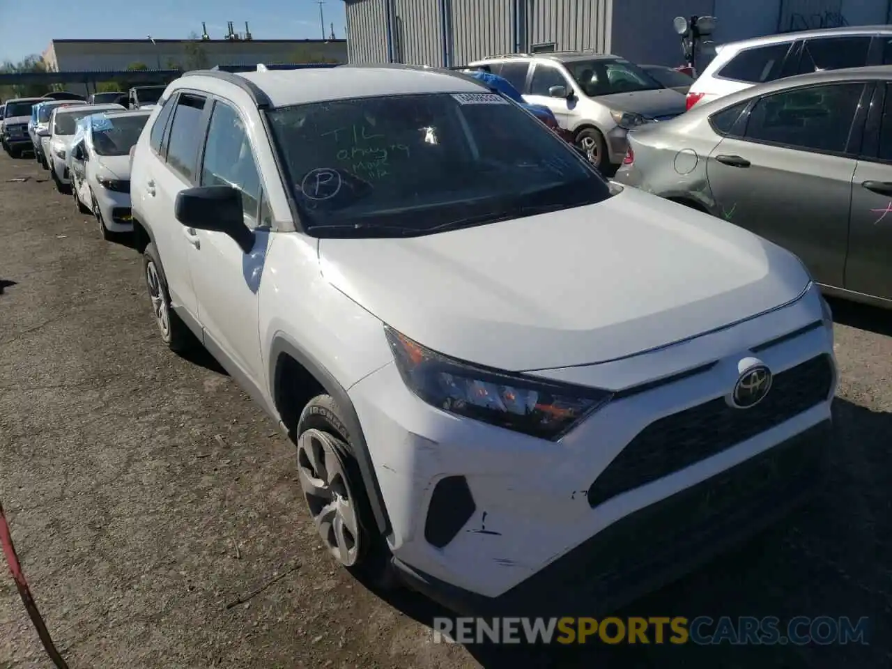 1 Photograph of a damaged car 2T3F1RFV3LC086176 TOYOTA RAV4 2020