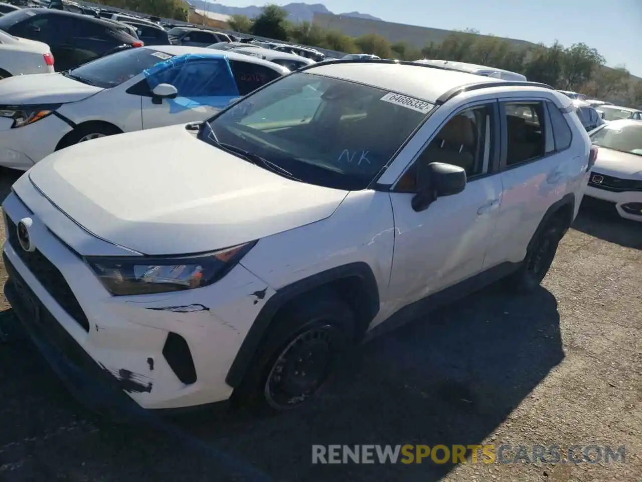 9 Photograph of a damaged car 2T3F1RFV3LC086176 TOYOTA RAV4 2020