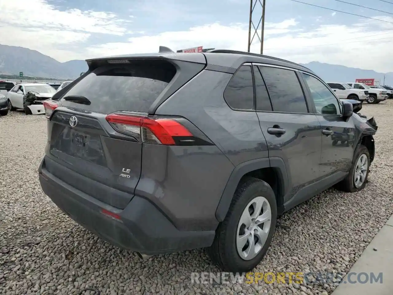 4 Photograph of a damaged car 2T3F1RFV3LC097517 TOYOTA RAV4 2020