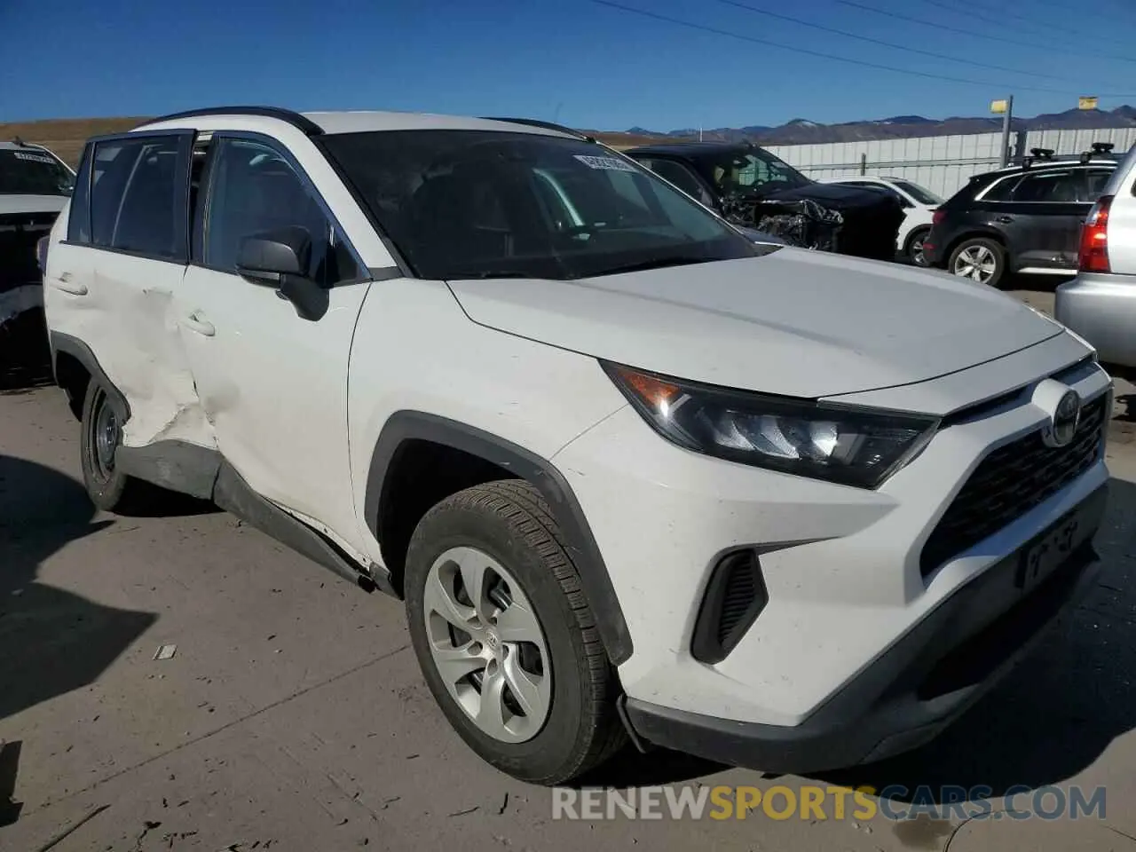 4 Photograph of a damaged car 2T3F1RFV3LC102084 TOYOTA RAV4 2020