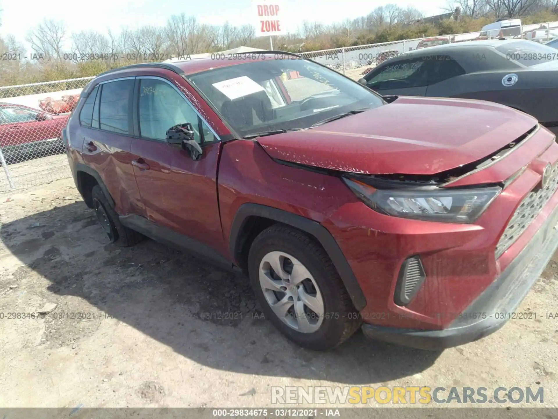 1 Photograph of a damaged car 2T3F1RFV3LC104398 TOYOTA RAV4 2020