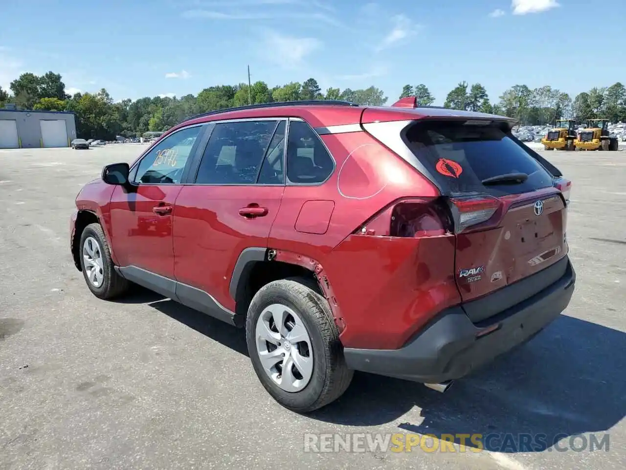 3 Photograph of a damaged car 2T3F1RFV3LC107737 TOYOTA RAV4 2020