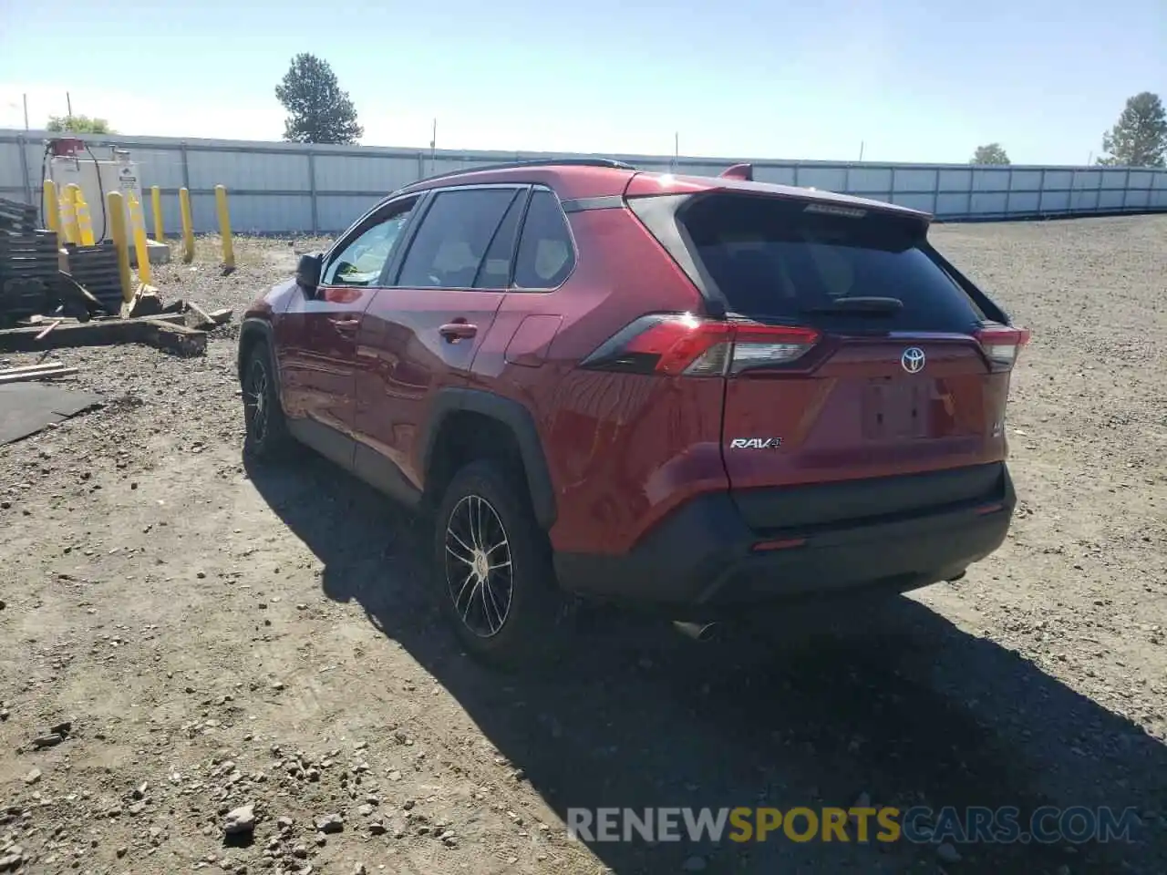 3 Photograph of a damaged car 2T3F1RFV3LC115725 TOYOTA RAV4 2020