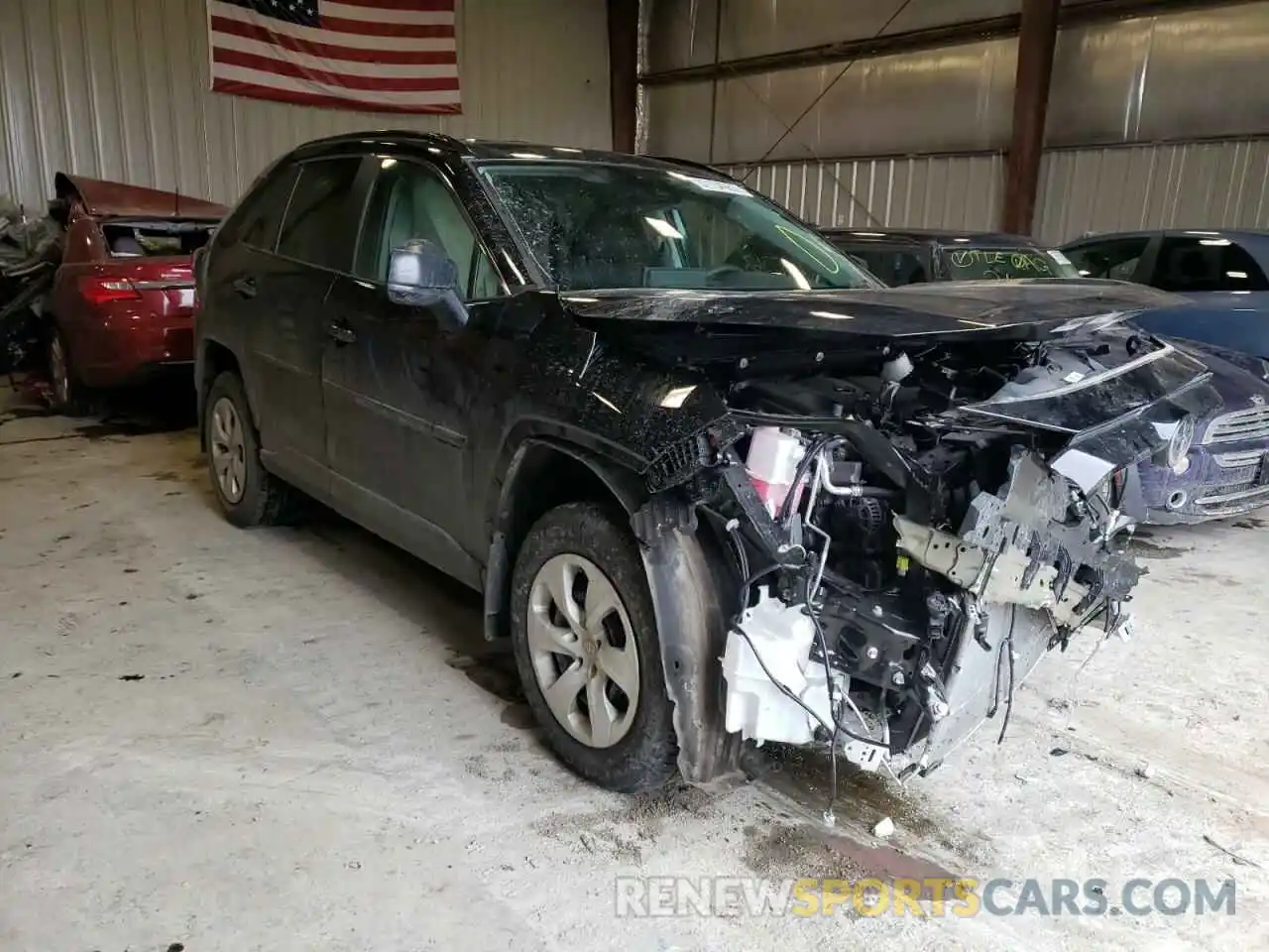 1 Photograph of a damaged car 2T3F1RFV3LC115935 TOYOTA RAV4 2020