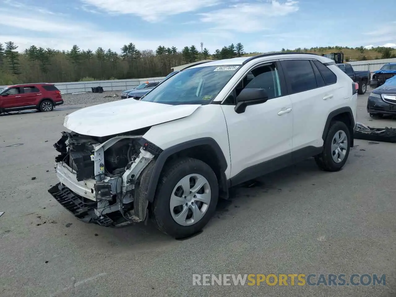 1 Photograph of a damaged car 2T3F1RFV3LW088282 TOYOTA RAV4 2020