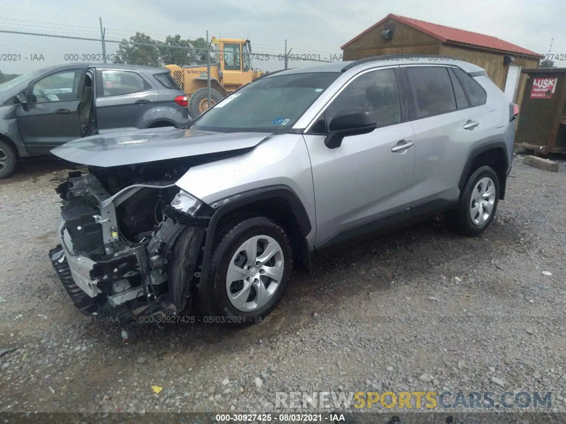 2 Photograph of a damaged car 2T3F1RFV3LW116999 TOYOTA RAV4 2020