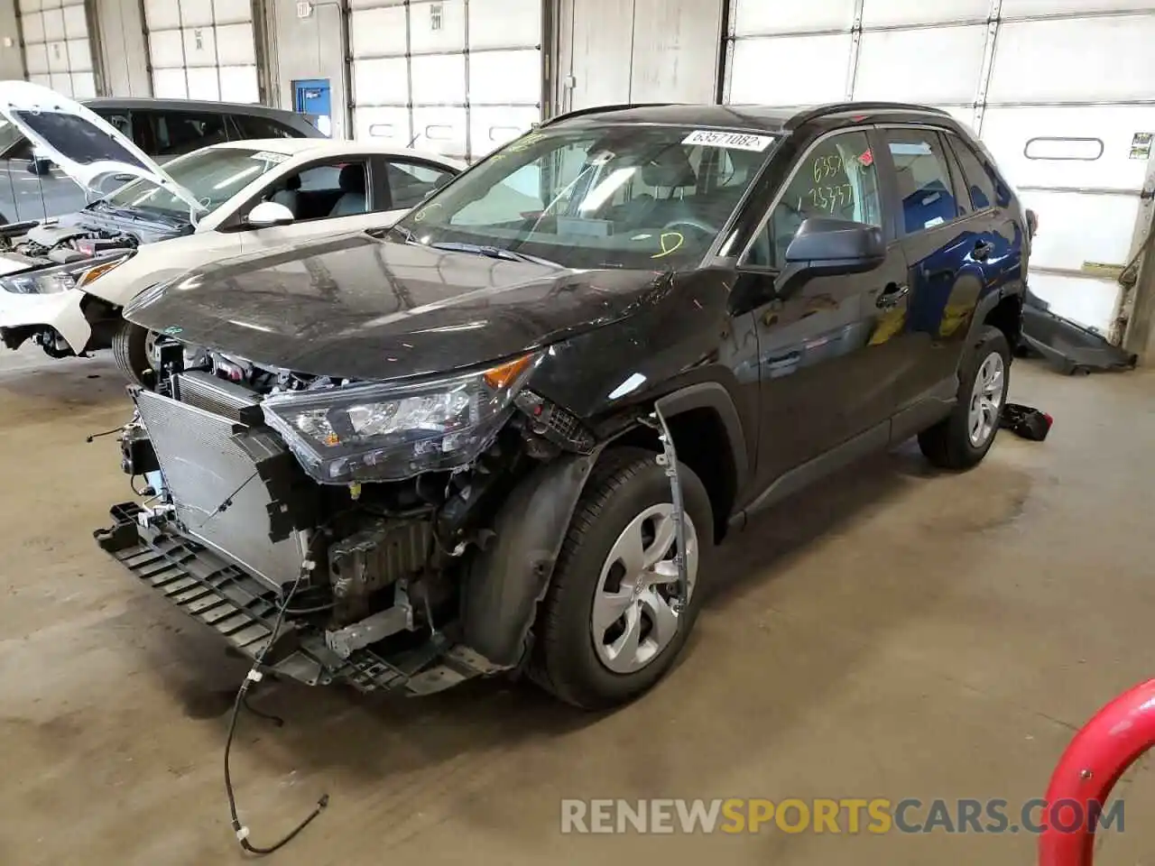 2 Photograph of a damaged car 2T3F1RFV3LW129428 TOYOTA RAV4 2020