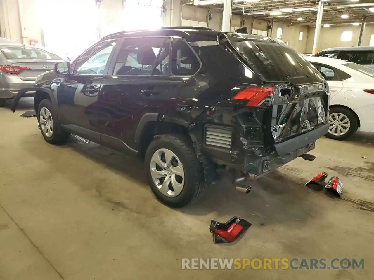 3 Photograph of a damaged car 2T3F1RFV3LW129428 TOYOTA RAV4 2020