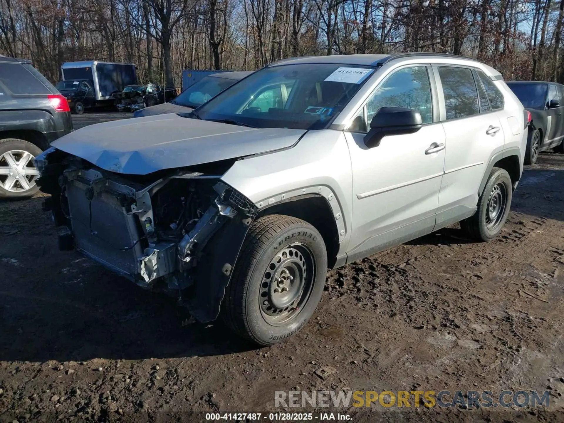6 Photograph of a damaged car 2T3F1RFV3LW134726 TOYOTA RAV4 2020