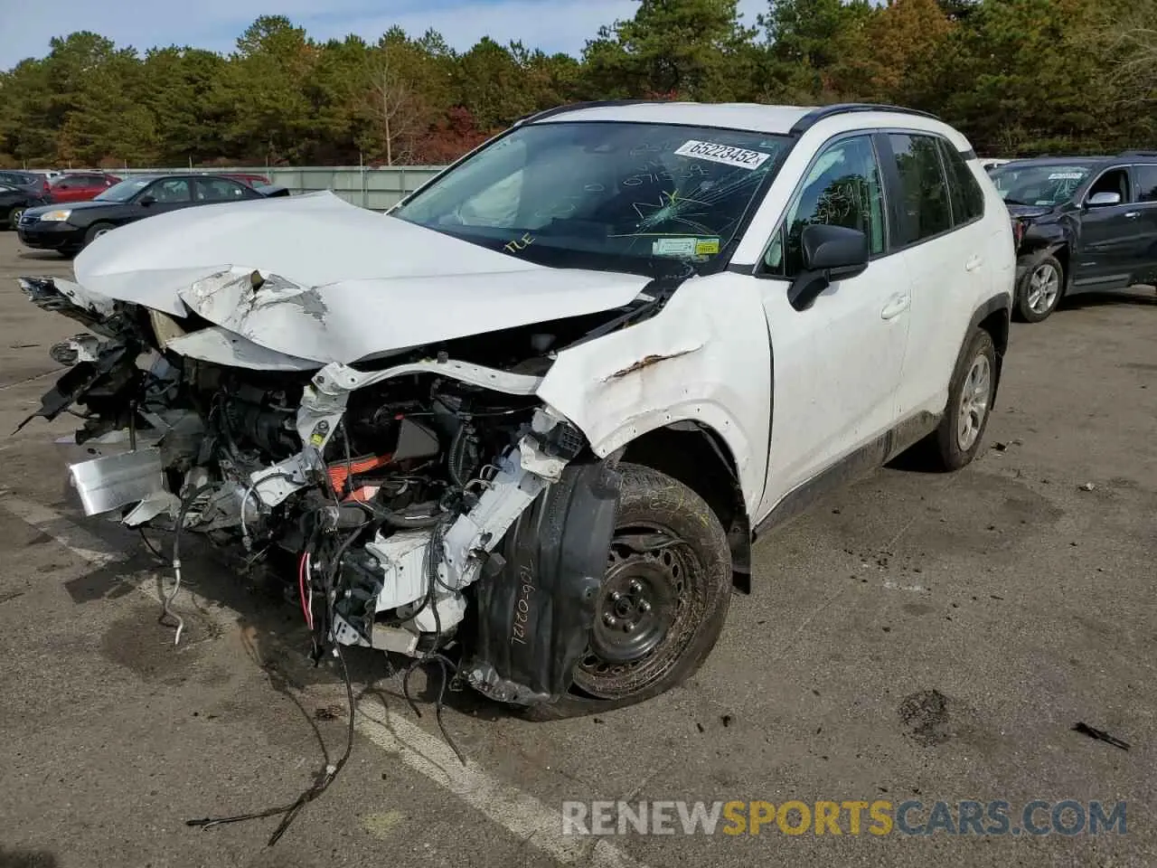 2 Photograph of a damaged car 2T3F1RFV4LC071539 TOYOTA RAV4 2020