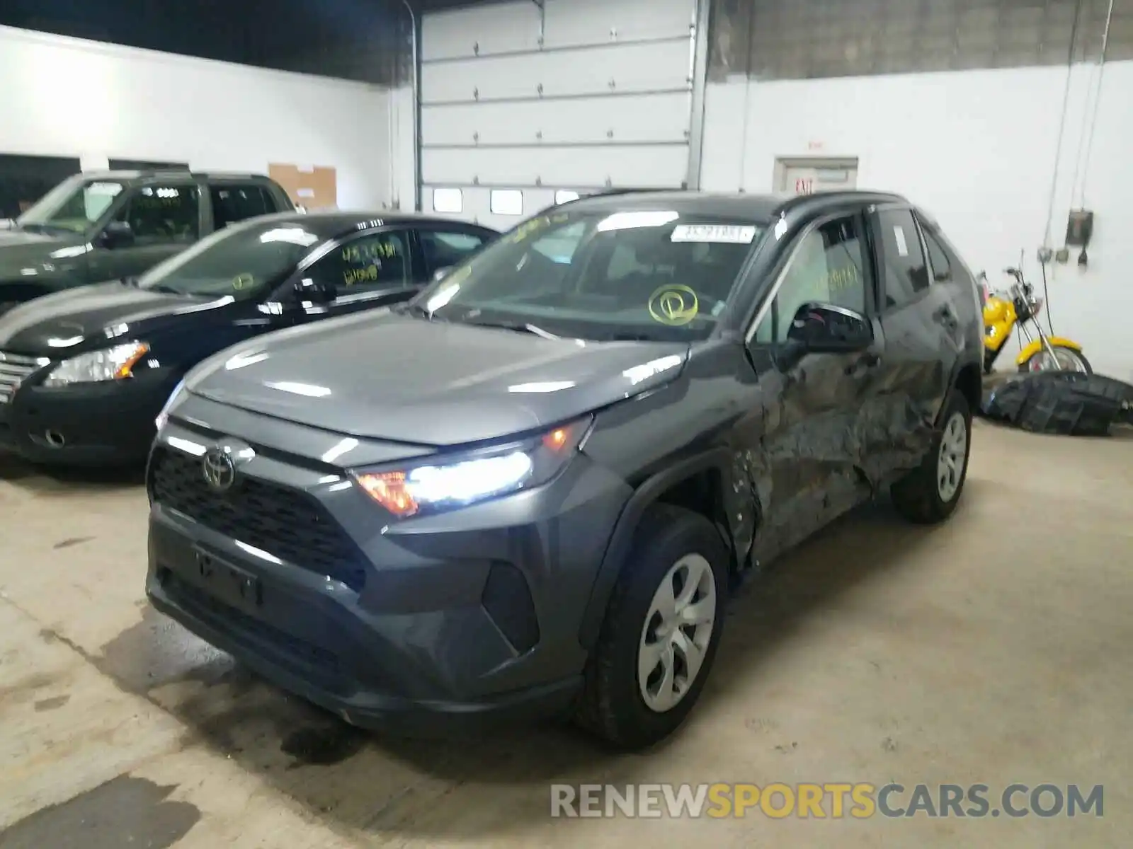 2 Photograph of a damaged car 2T3F1RFV4LC097235 TOYOTA RAV4 2020