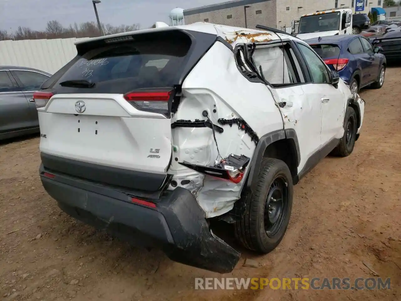 4 Photograph of a damaged car 2T3F1RFV4LC098823 TOYOTA RAV4 2020