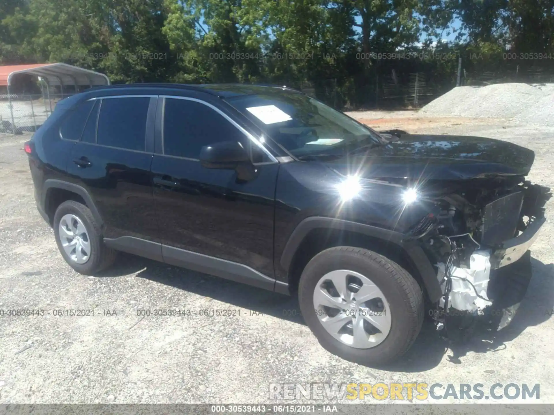 1 Photograph of a damaged car 2T3F1RFV4LC106807 TOYOTA RAV4 2020