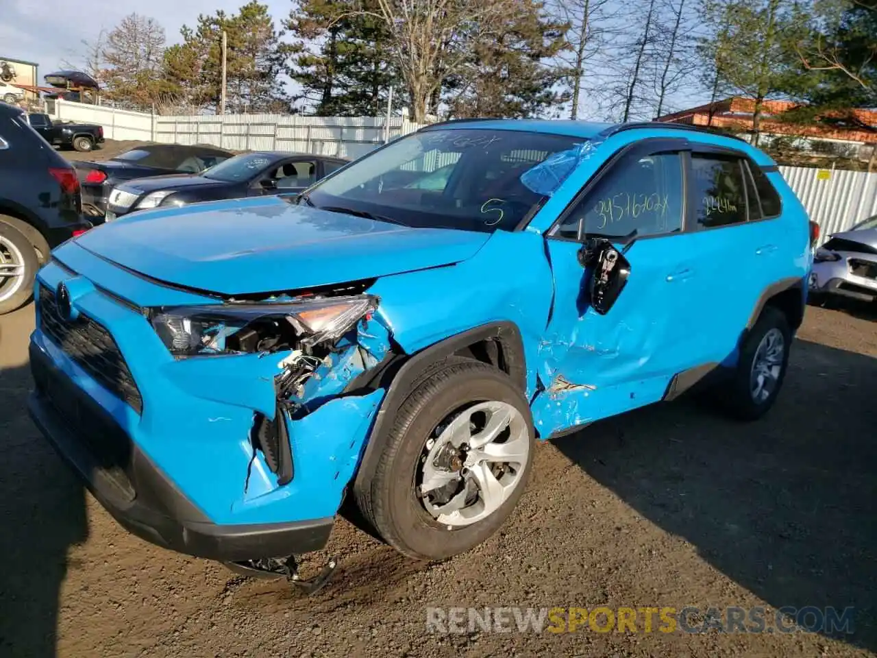 2 Photograph of a damaged car 2T3F1RFV4LC108864 TOYOTA RAV4 2020