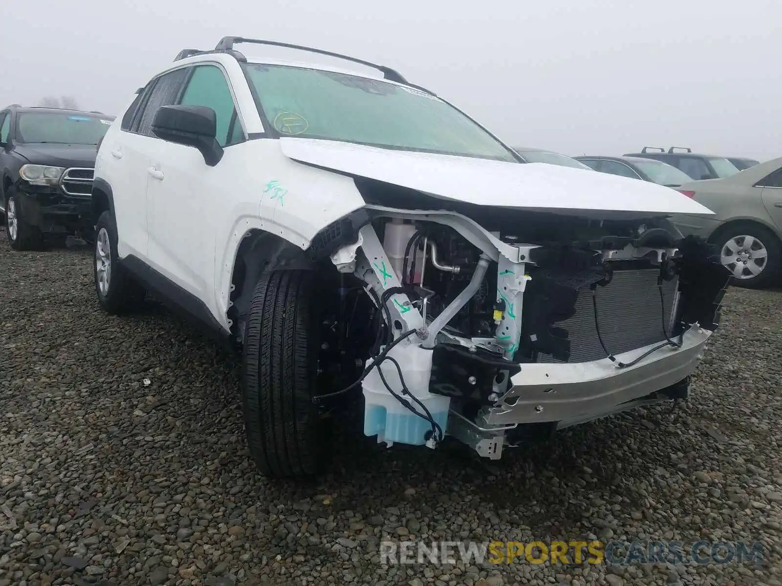 1 Photograph of a damaged car 2T3F1RFV4LC116687 TOYOTA RAV4 2020