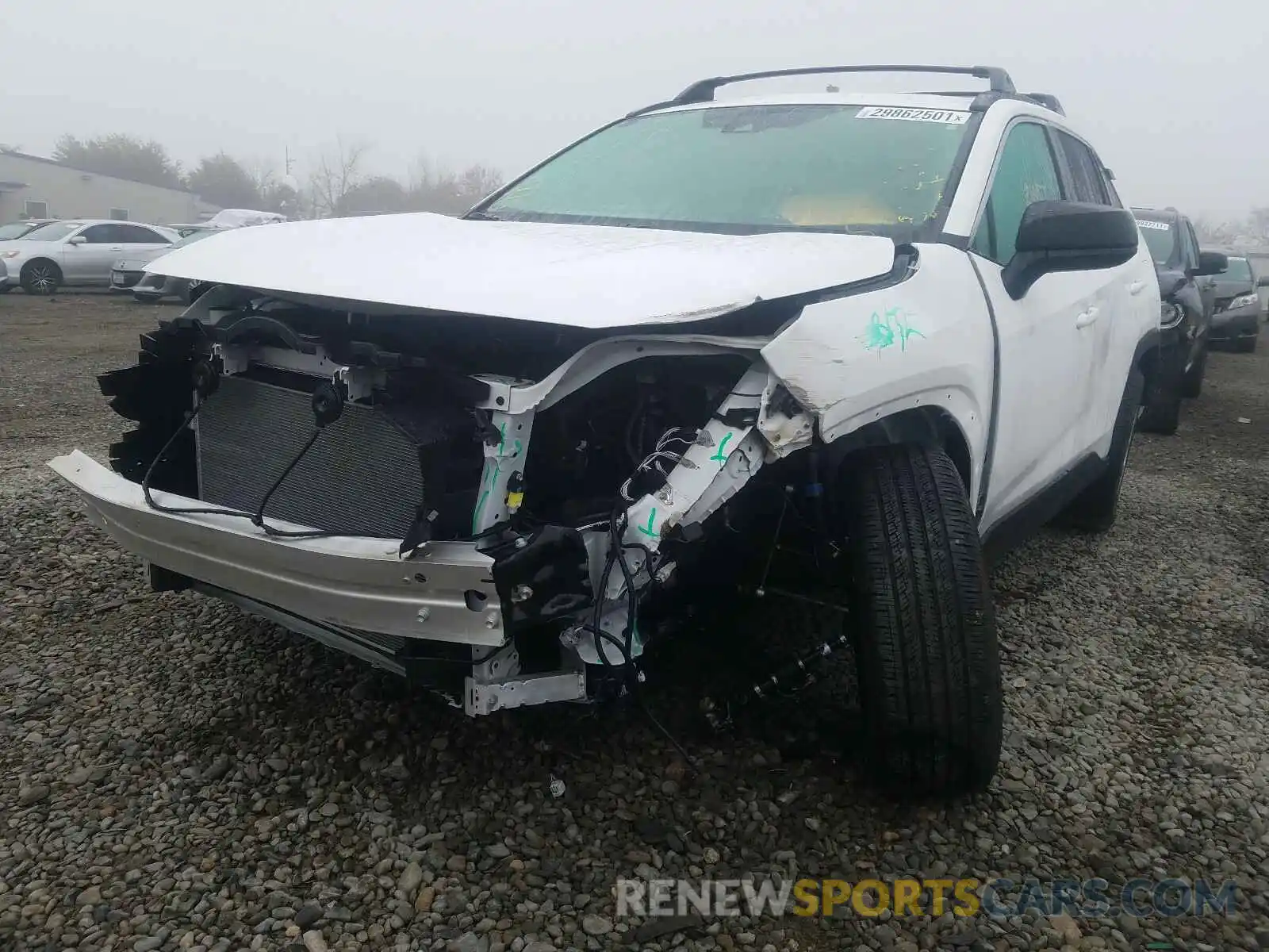 2 Photograph of a damaged car 2T3F1RFV4LC116687 TOYOTA RAV4 2020