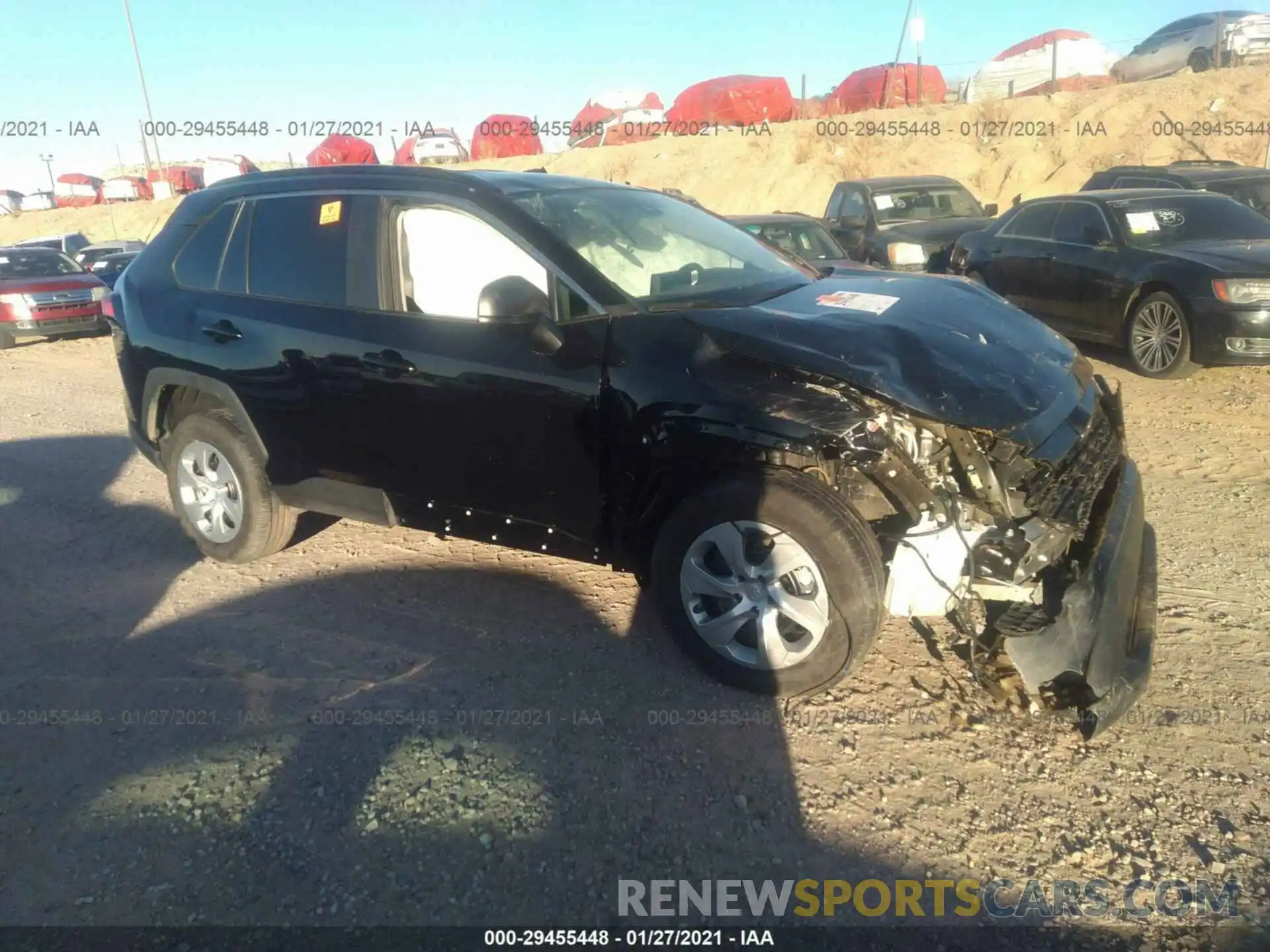 1 Photograph of a damaged car 2T3F1RFV4LC118973 TOYOTA RAV4 2020