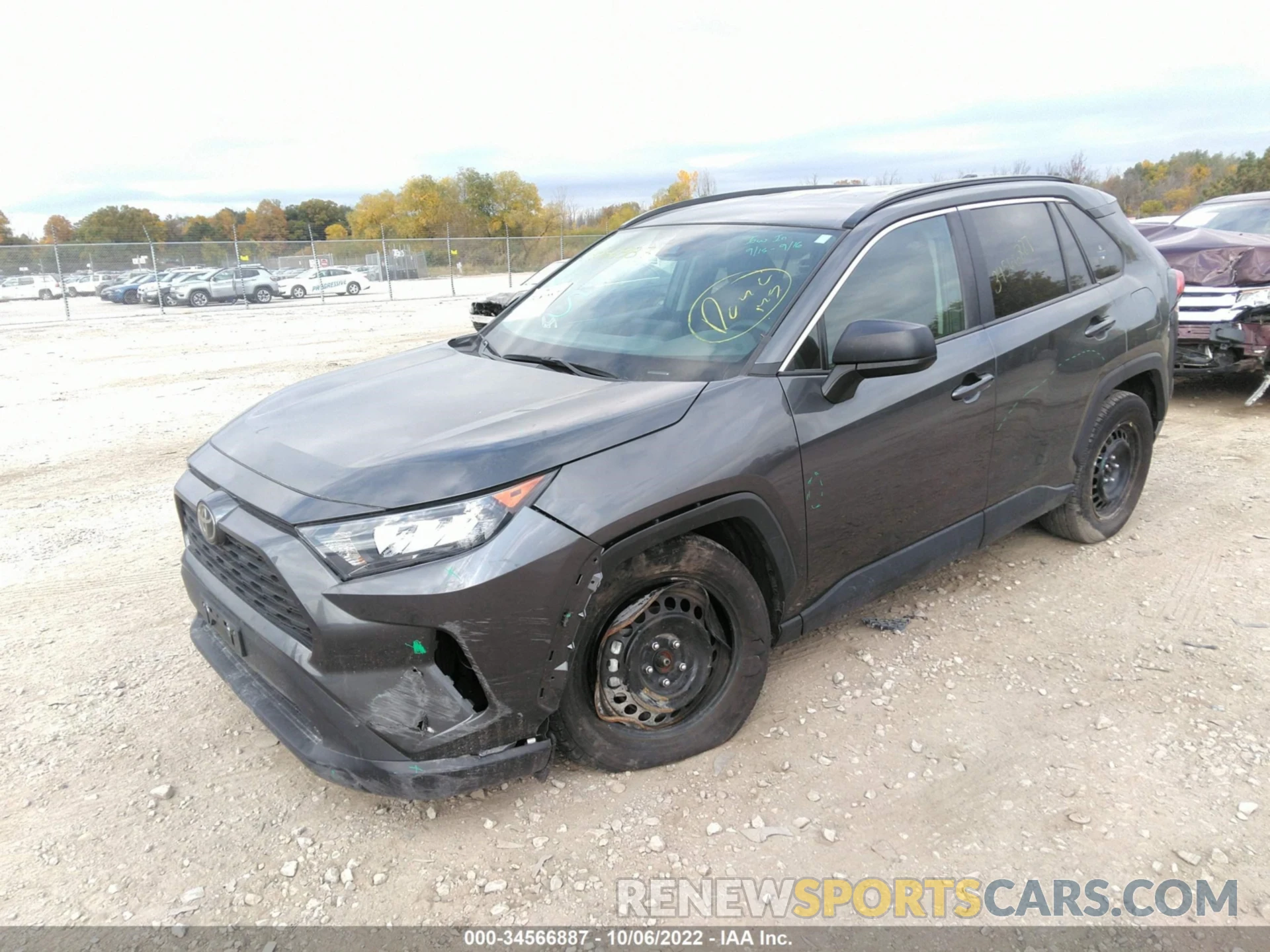 2 Photograph of a damaged car 2T3F1RFV4LC123901 TOYOTA RAV4 2020