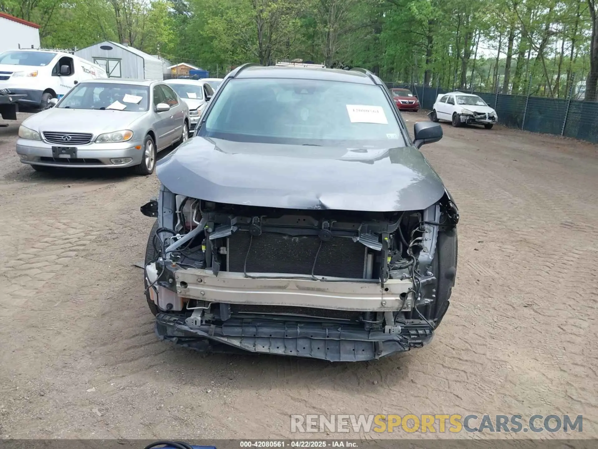 13 Photograph of a damaged car 2T3F1RFV4LW104294 TOYOTA RAV4 2020