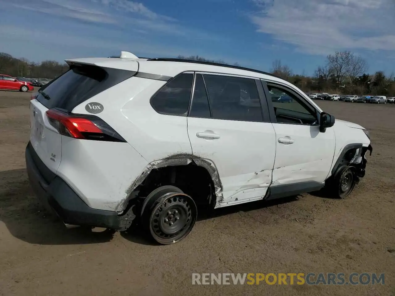 3 Photograph of a damaged car 2T3F1RFV4LW134377 TOYOTA RAV4 2020