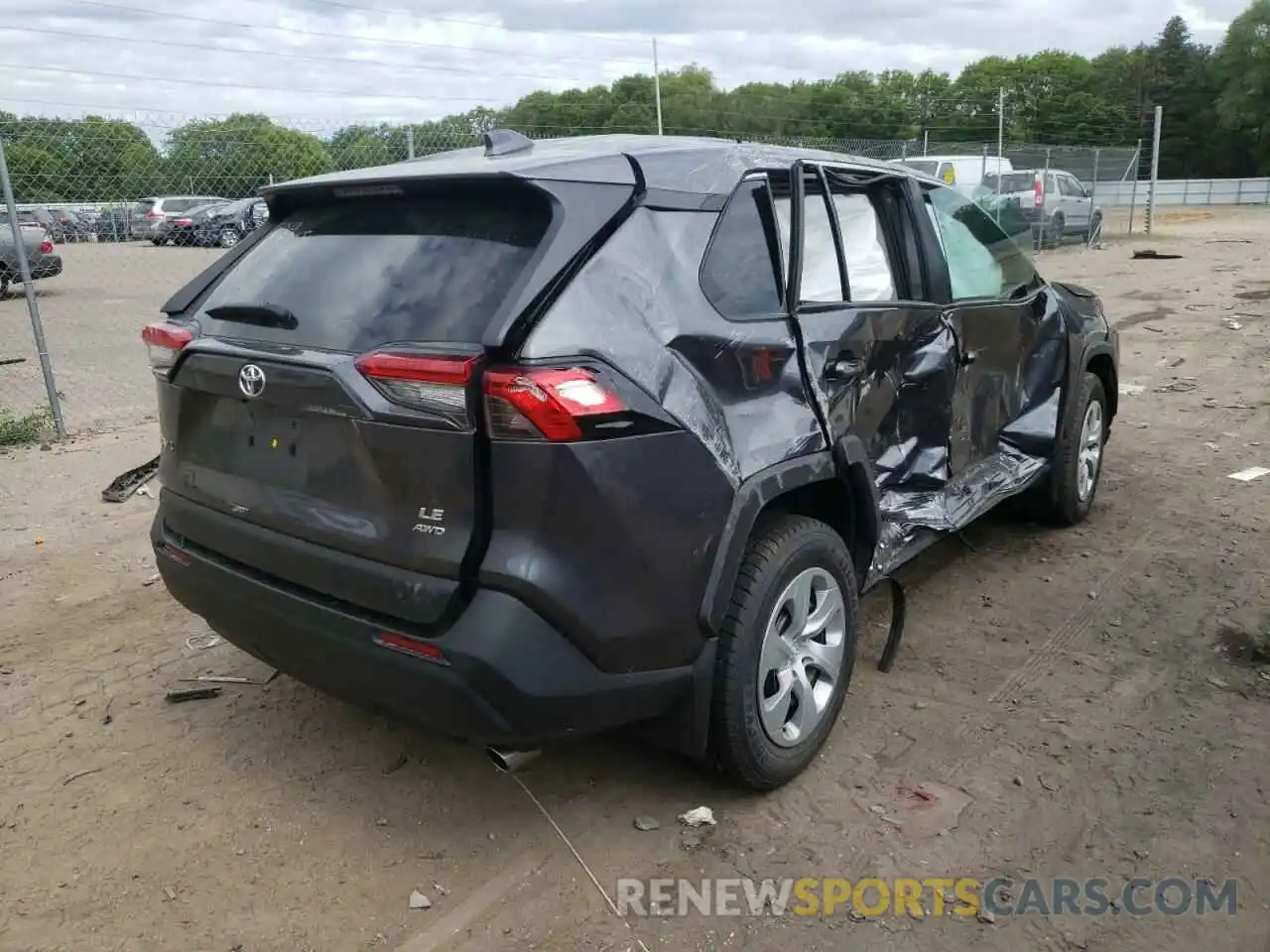 4 Photograph of a damaged car 2T3F1RFV5LC084610 TOYOTA RAV4 2020