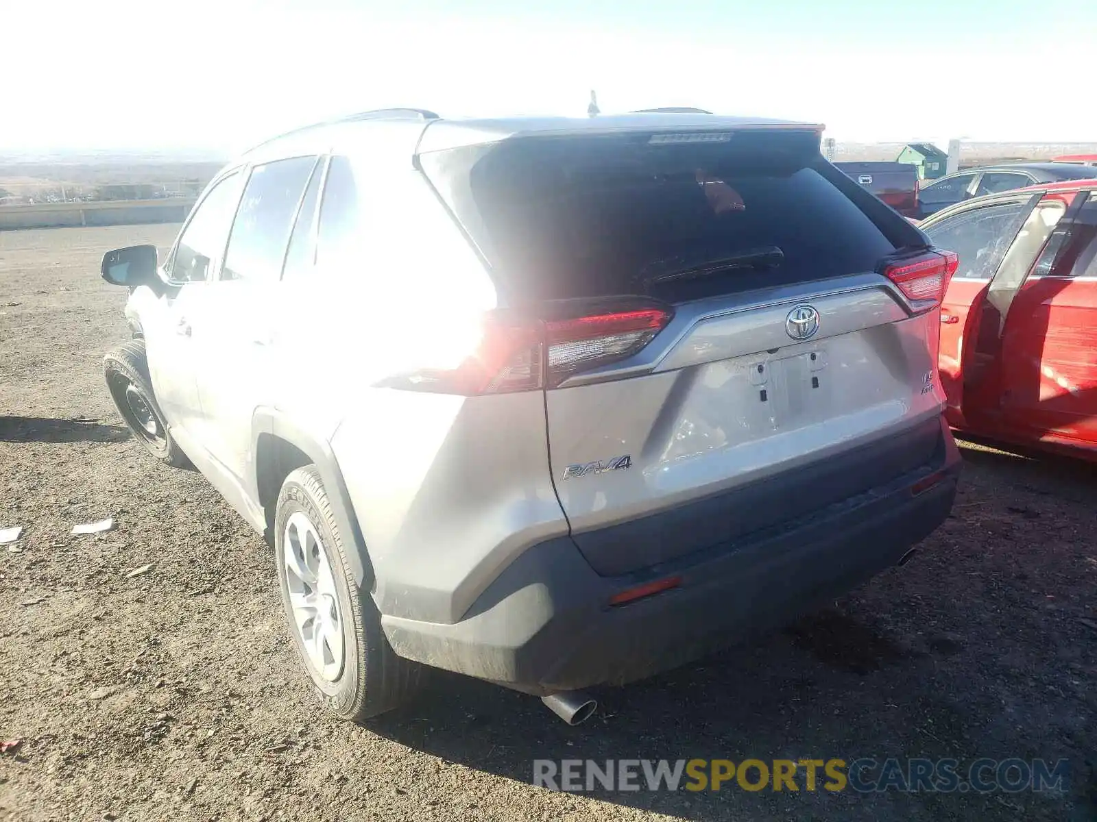 3 Photograph of a damaged car 2T3F1RFV5LC099396 TOYOTA RAV4 2020