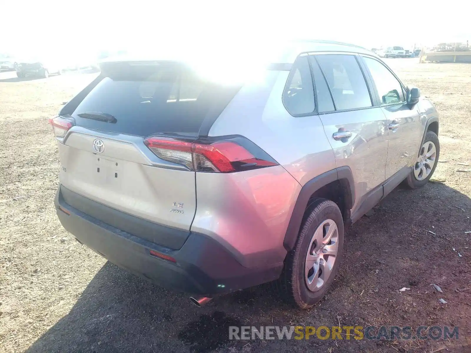 4 Photograph of a damaged car 2T3F1RFV5LC099396 TOYOTA RAV4 2020